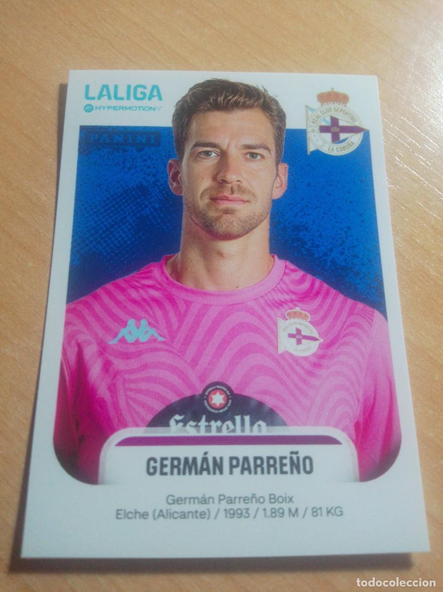 Cromos de F&uacute;tbol: 175 GERM&Aacute;N PARRE&Ntilde;O DEPORTIVO DE LA CORU&Ntilde;A 2&ordf; DIVISION HYPERMOTION 25 26 PANINI 2025 2026