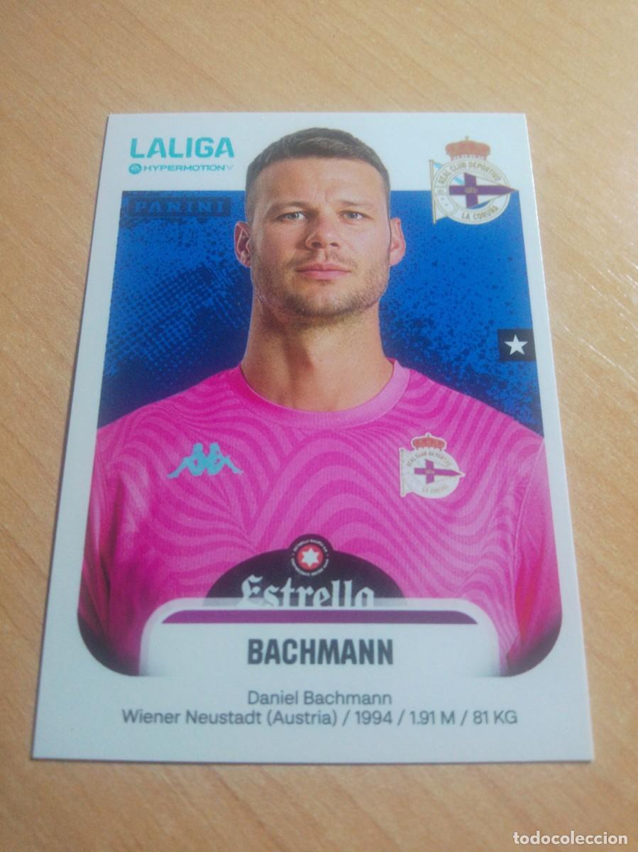 Cromos de F&uacute;tbol: 176 BACHMANN DEPORTIVO DE LA CORU&Ntilde;A 2&ordf; DIVISION HYPERMOTION 25 26 PANINI 2025 2026