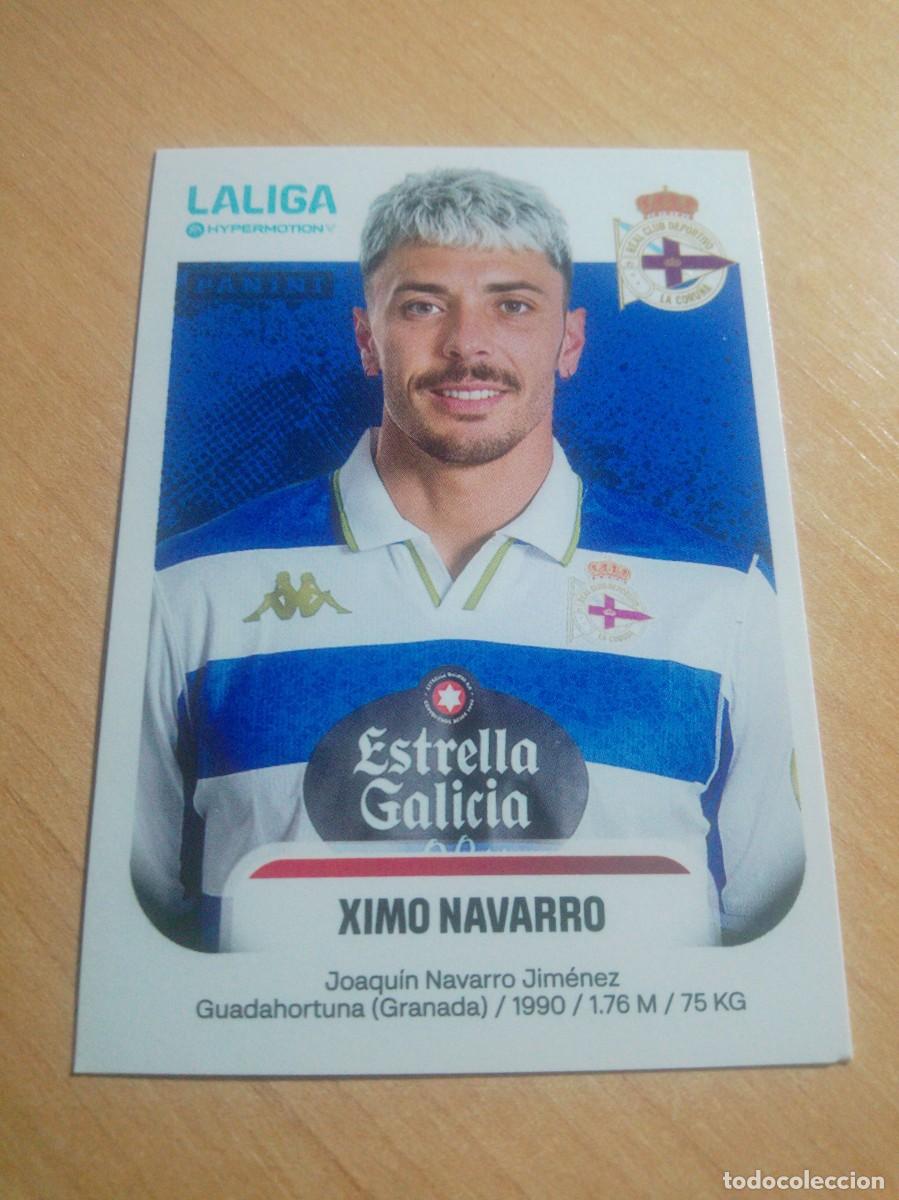 Football Stickers: 177 XIMO NAVARRO DEPORTIVO DE LA CORU&Ntilde;A 2&ordf; DIVISION HYPERMOTION 25 26 PANINI 2025 2026