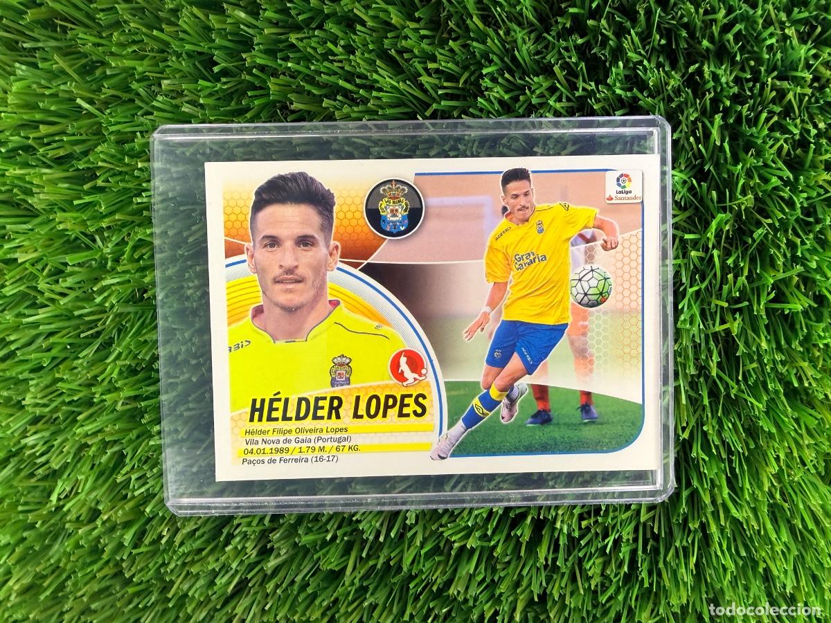 Football Stickers: N&ordm; 9 H&eacute;lder Lopes &Uacute;ltimos Fichajes UD Las Palmas Liga Este 16 17