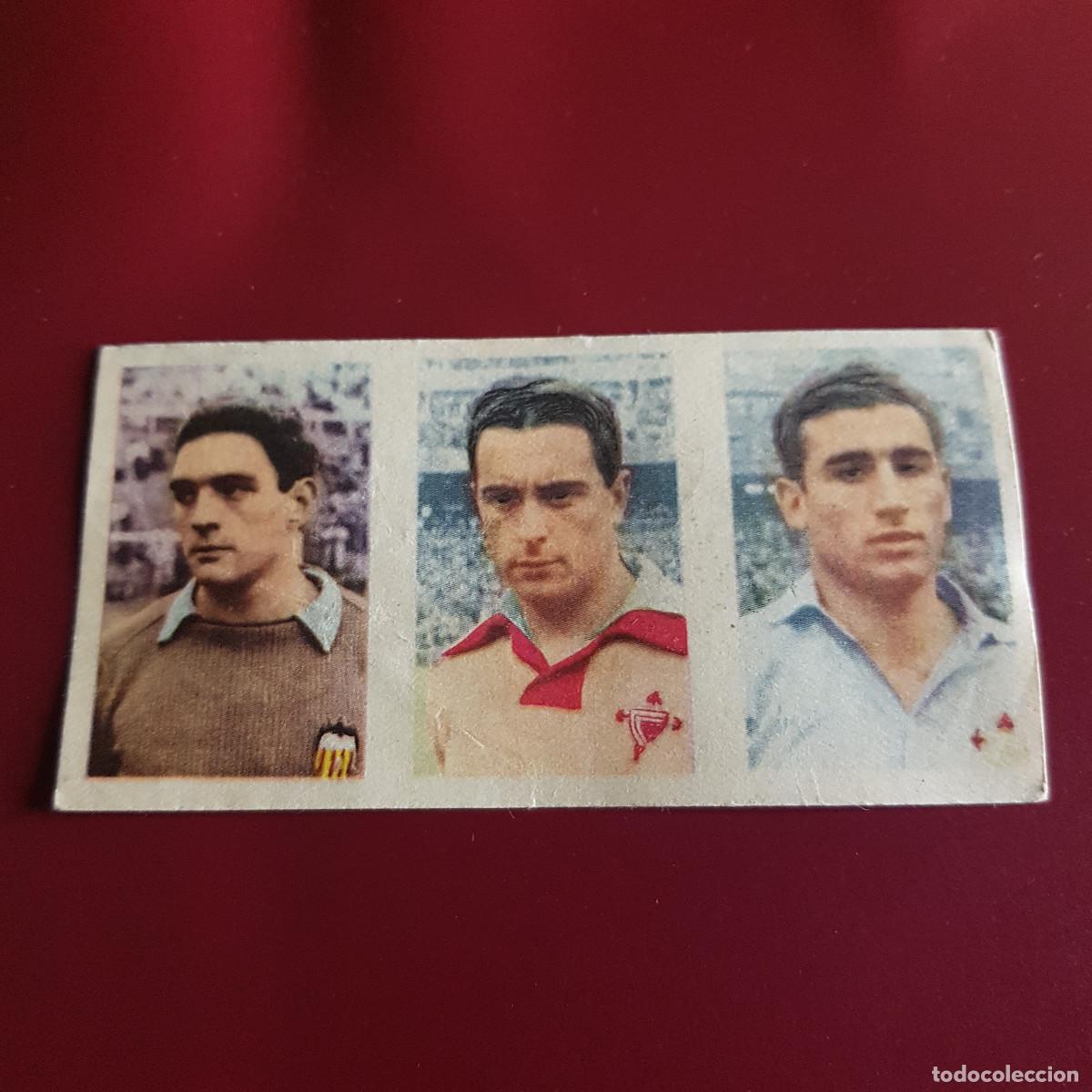 Cartes &agrave; collectionner de Football: RUIZ ROMERO - 1958 1959 - 58 59 - VELTA VALENCIA 152 QUINOCHO 148 MANOLIN 85 ARRIZABA - NUNCA PEGADO
