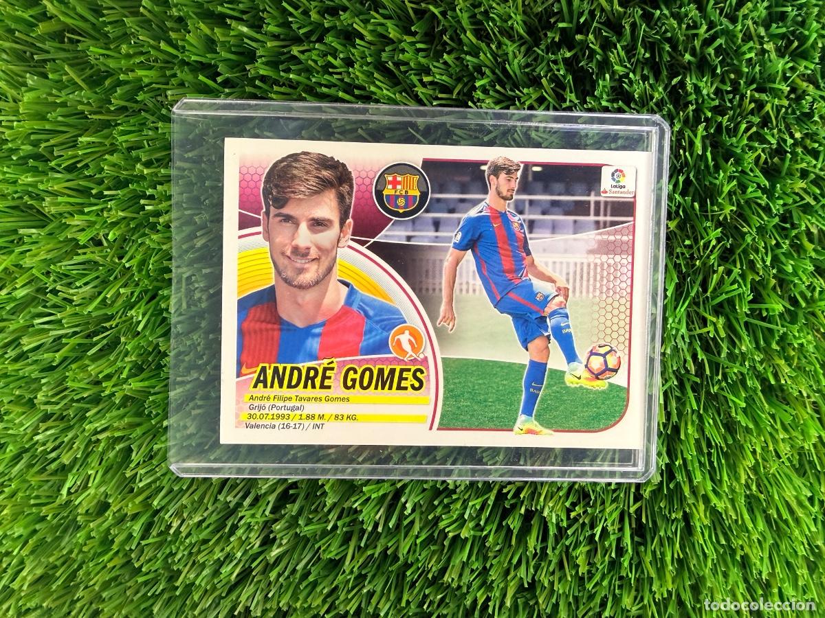 Cromos de F&uacute;tbol: N&ordm; 24 Andr&eacute; Gomes &Uacute;ltimos Fichajes FC Barcelona Liga Este 16 17