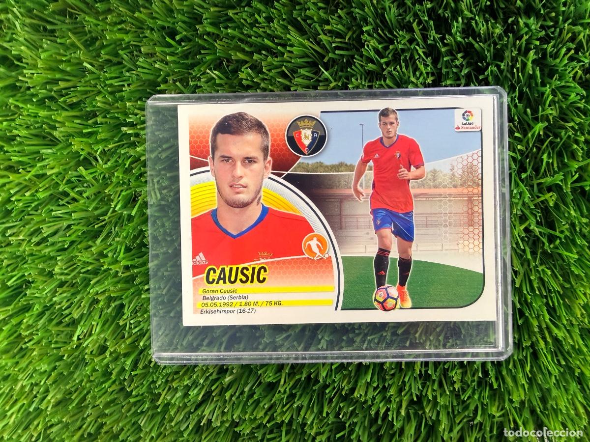 Cromos de Futebol: N&ordm; 13 Causic &Uacute;ltimos Fichajes CA Osasuna Liga Este 16 17