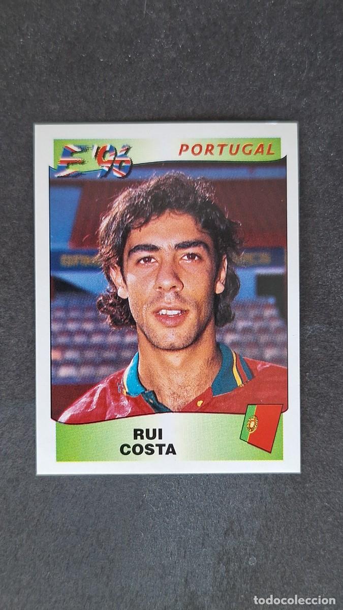 Cromos de F&uacute;tbol: L2 RUI COSTA SELECCION PORTUGAL 308 EUROCOPA 1996 EURO 96 PANINI NUNCA PEGADO SIN PEGAR