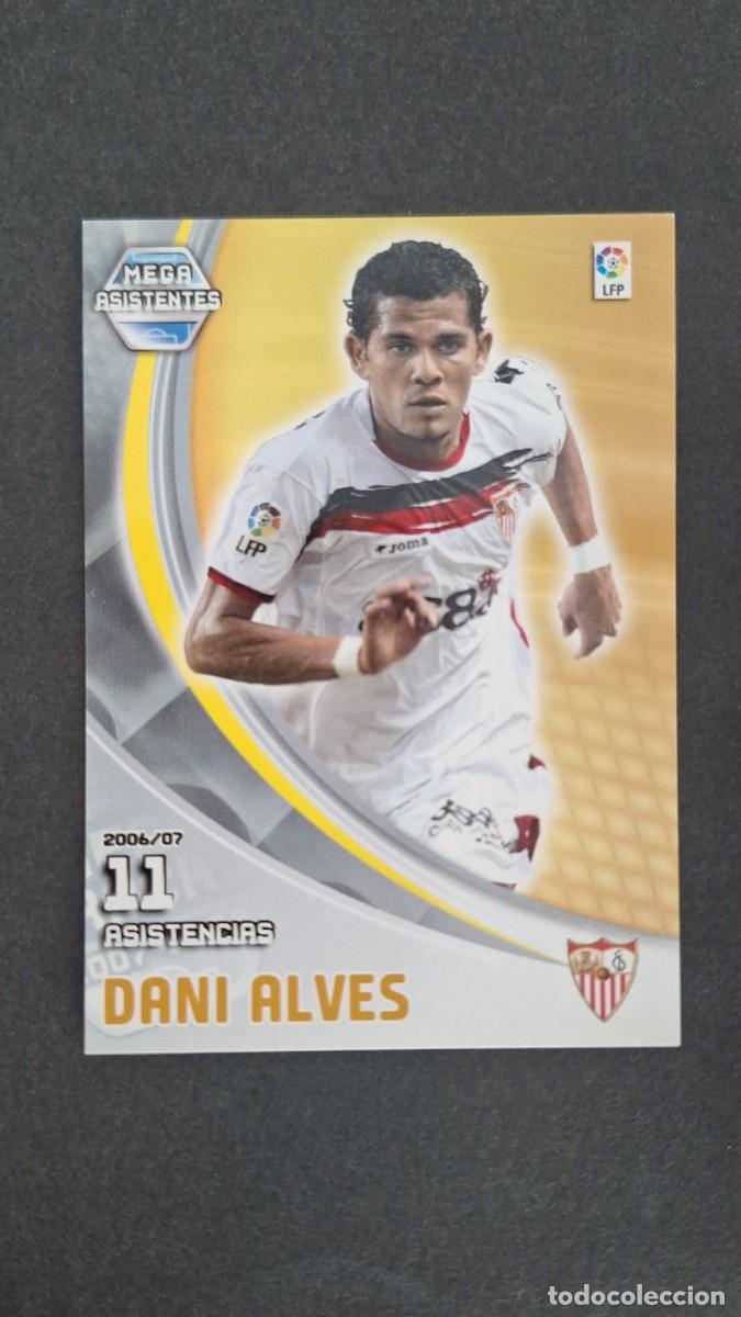 Cromos de F&uacute;tbol: L2 DANI ALVES SEVILLA F. C. MEGA ASISTENTES 394 PANINI MEGACRACKS 2007 2008 07 08