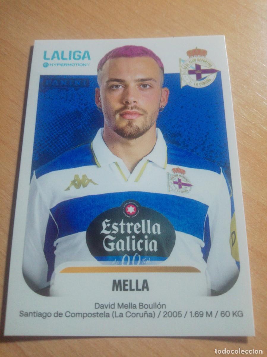 Cromos de F&uacute;tbol: 187 MELLA DEPORTIVO DE LA CORU&Ntilde;A 2&ordf; DIVISION HYPERMOTION 25 26 PANINI 2025 2026