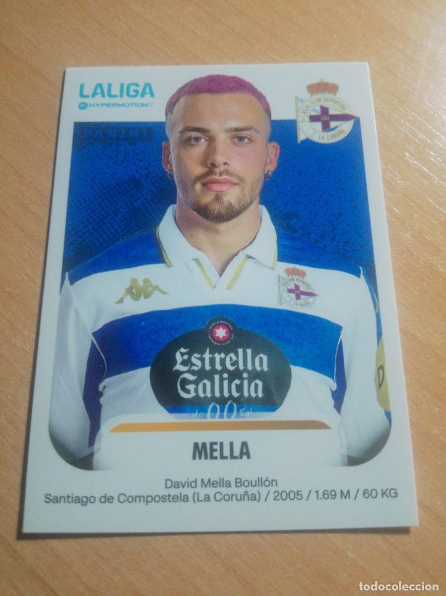Cromos de F&uacute;tbol: 187 MELLA DEPORTIVO DE LA CORU&Ntilde;A 2&ordf; DIVISION HYPERMOTION 25 26 PANINI 2025 2026