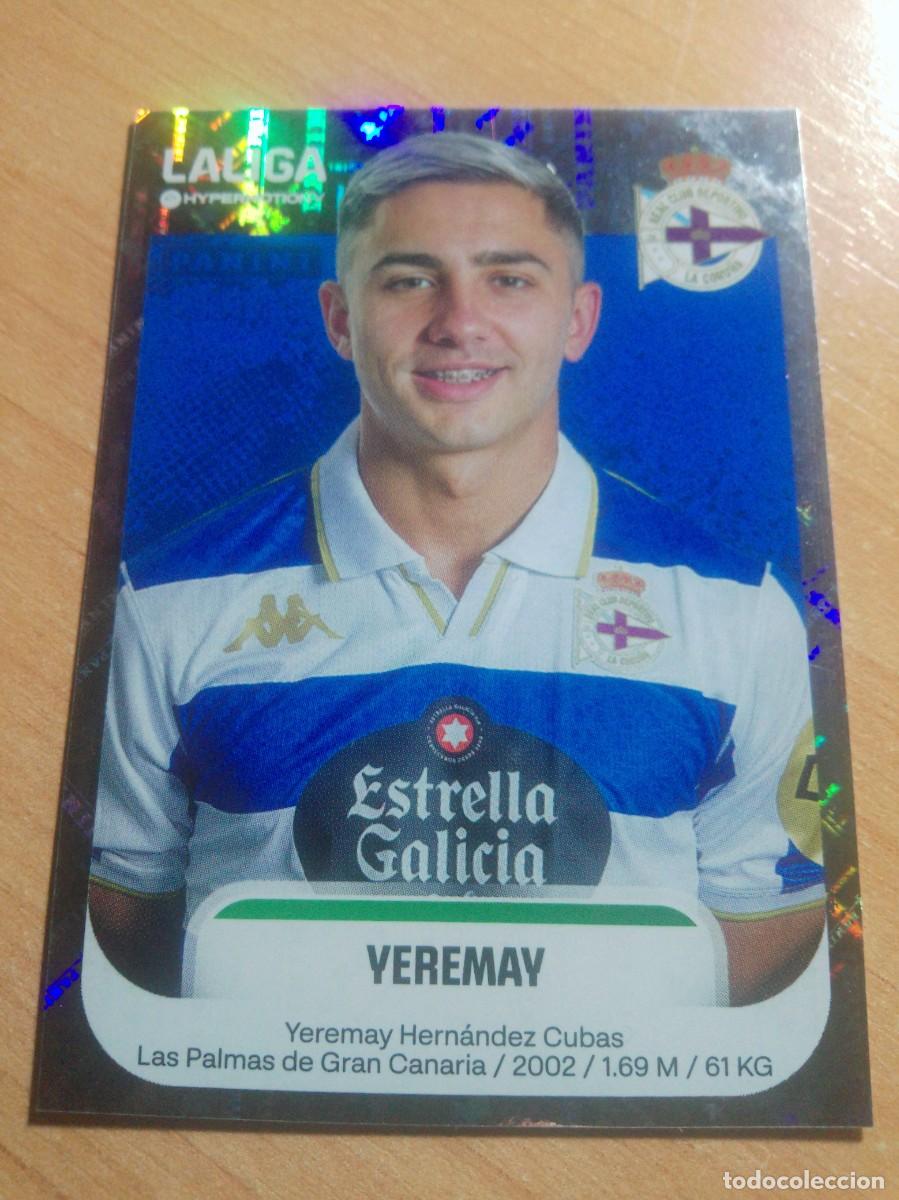 Cromos de F&uacute;tbol: 188 YERRMAY DEPORTIVO DE LA CORU&Ntilde;A 2&ordf; DIVISION HYPERMOTION 25 26 PANINI 2025 2026