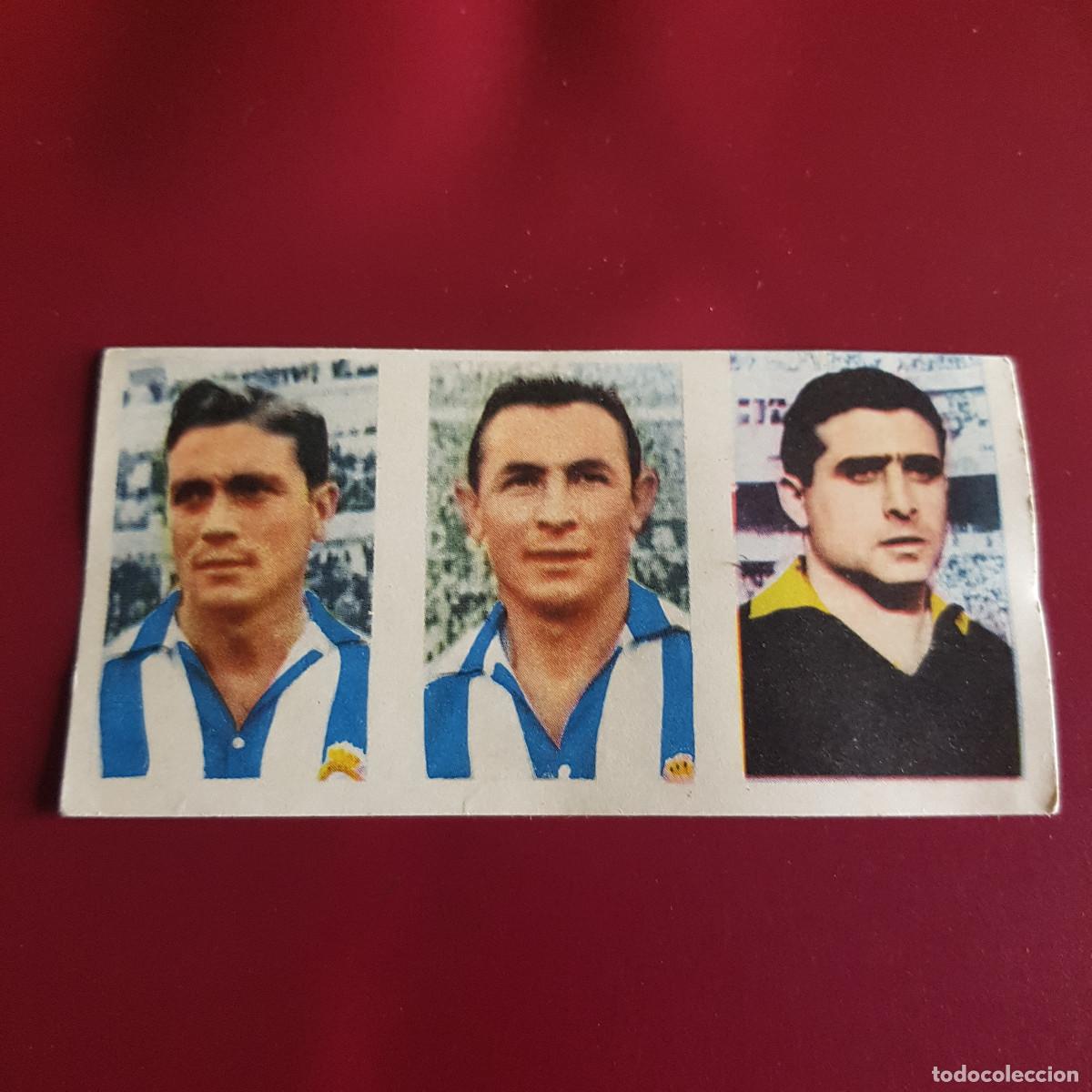 Cromos de F&uacute;tbol: RUIZ ROMERO - 1958 1959 - 58 59 - PALMAS ESPA&Ntilde;OL 221 PEPIN 166 COLL 165 VILCHES - NUNCA PEGADO