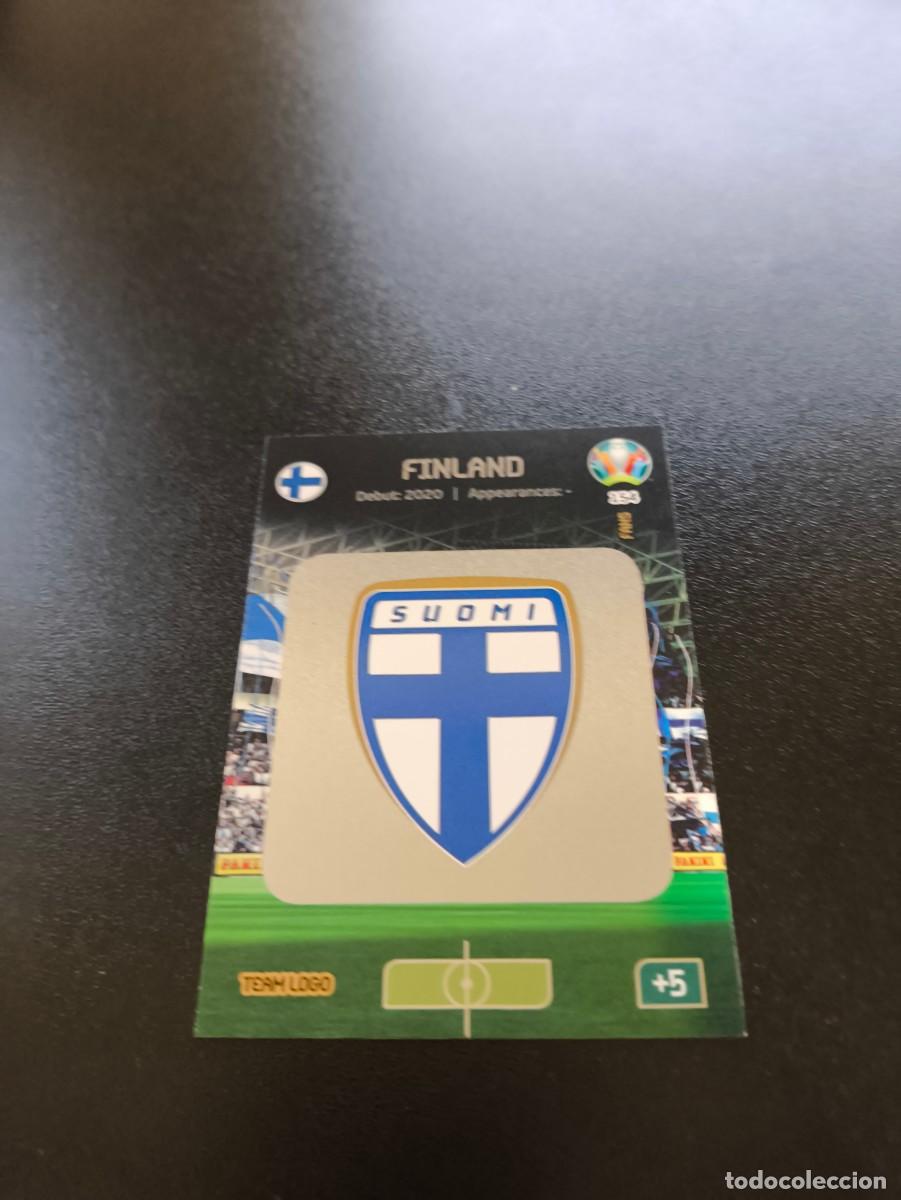 Cromos de F&uacute;tbol: 154 LOGO ESCUDO FINLANDIA FINLAND PANINI ADRENALYN XL EURO 2020 EUROCOPA NO LIGA ESTE