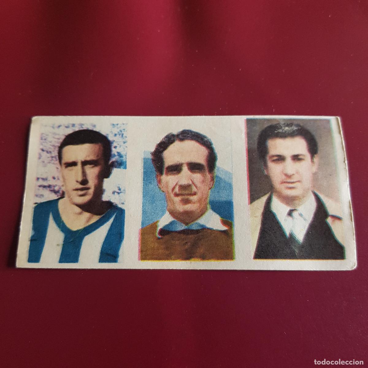 Fu&szlig;ball-Sticker: RUIZ ROMERO - 1958 1959 - 58 59 - BARCELONA CELT 156 PASARIN 72 HERRERA 185 ZUBILLAGA - NUNCA PEGADO