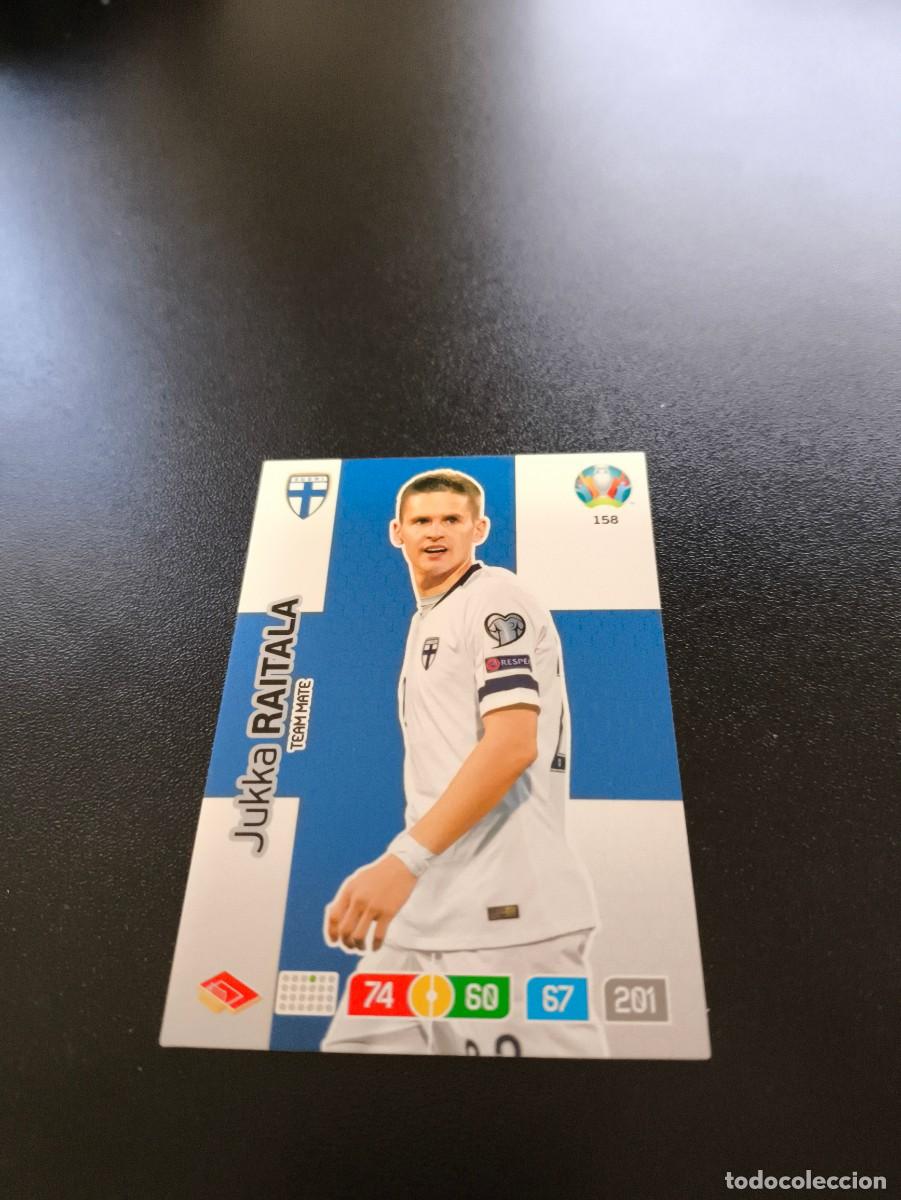 Fu&szlig;ball-Sticker: 158 Jukka Raitala FINLANDIA FINLAND PANINI ADRENALYN XL EURO 2020 EUROCOPA NO LIGA ESTE