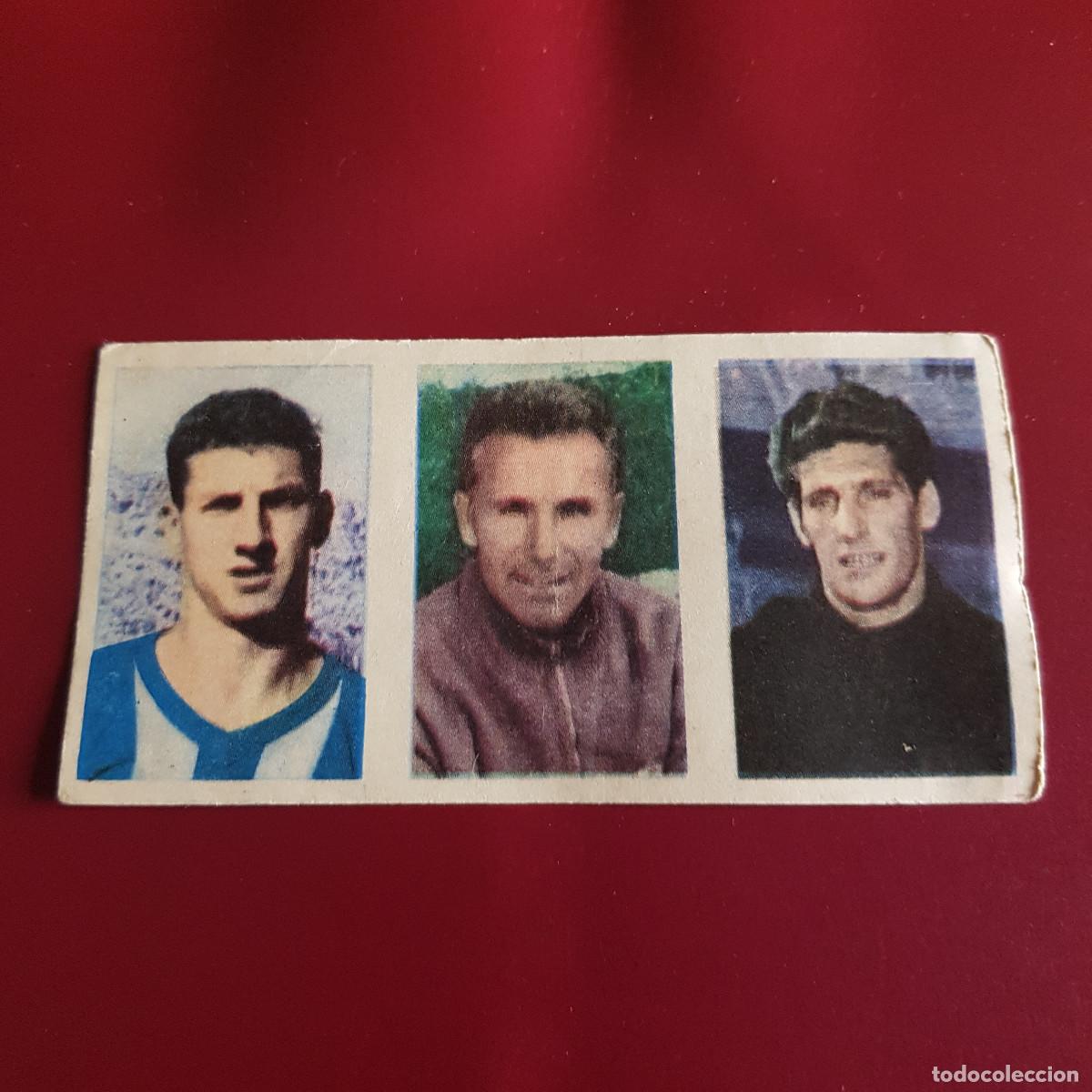 Cromos de F&uacute;tbol: RUIZ ROMERO - 1958 1959 - 58 59 - SOCIEDAD R MADRID 22 DOMINGUEZ 198 ARTIGAS 193 TERE - NUNCA PEGADO