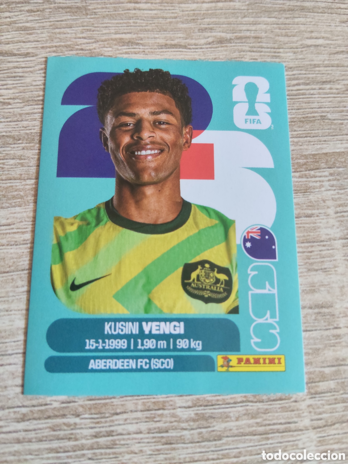 Cromos de F&uacute;tbol: Panini mundial 2026 AUS 18 Kusini Yengi Australia