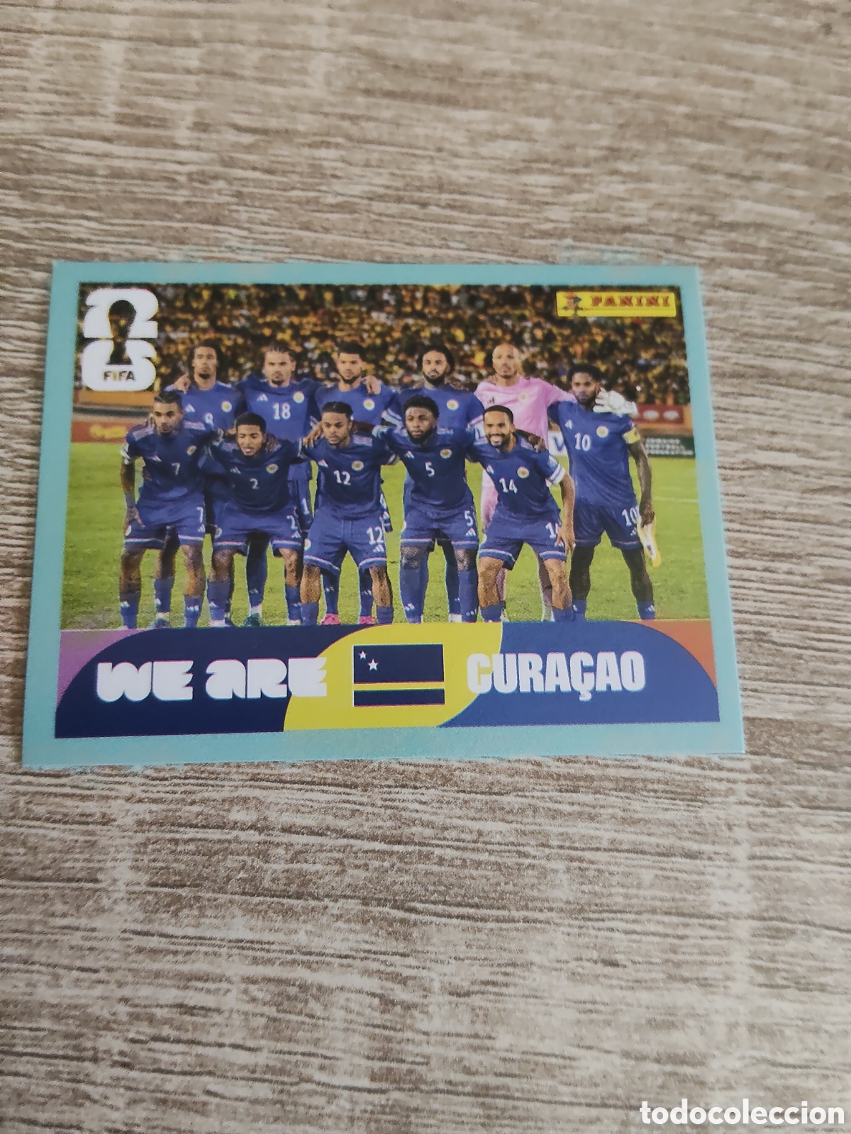 Cromos de F&uacute;tbol: Panini mundial 2026 CUW 13 alineaci&oacute;n Curazao/Cura&ccedil;ao