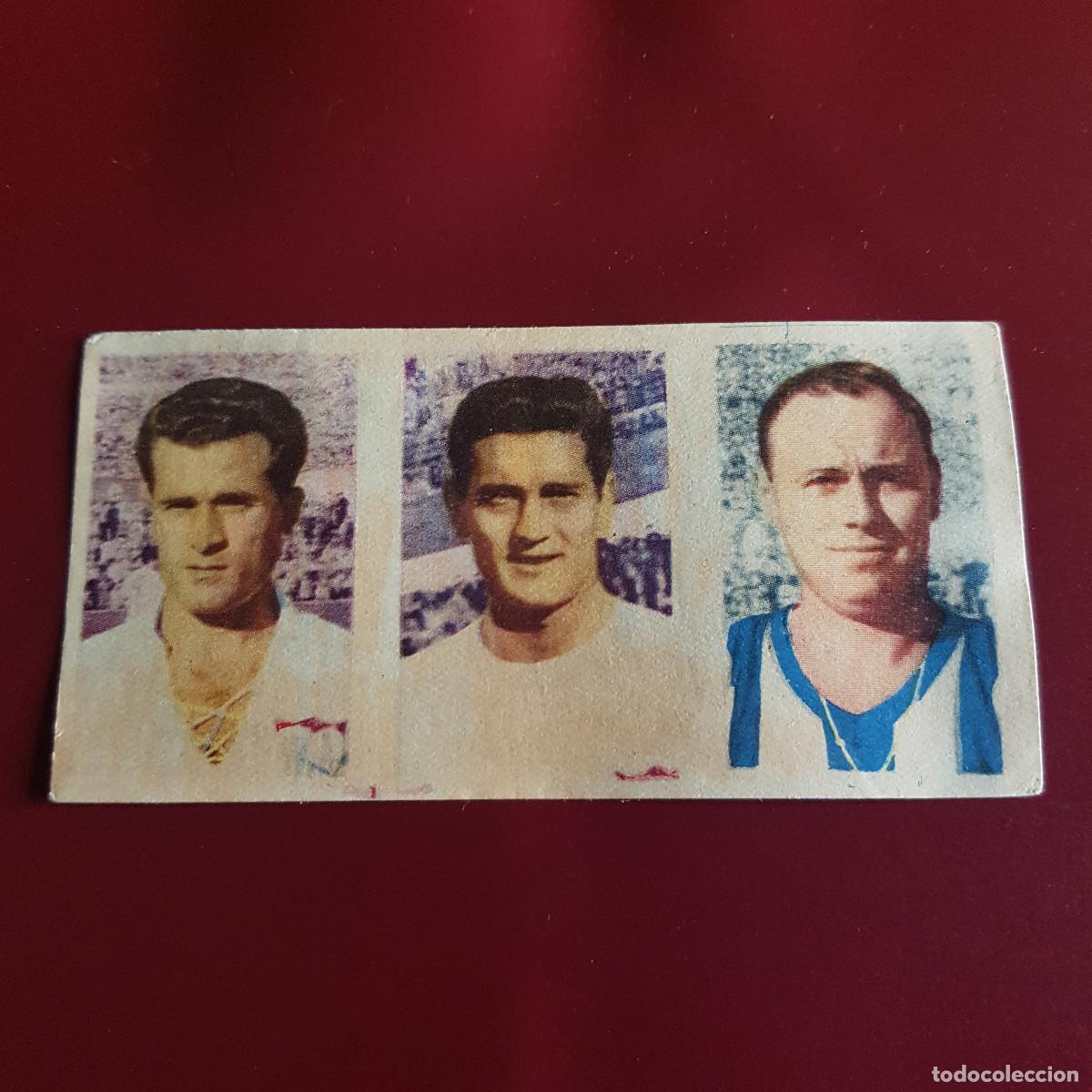 Cromos de F&uacute;tbol: RUIZ ROMERO - 1958 1959 - 58 59 - SOCIEDAD SEVILLA 194 ELIZONDO 212 NAVARRO 215 ENRIQ - NUNCA PEGADO