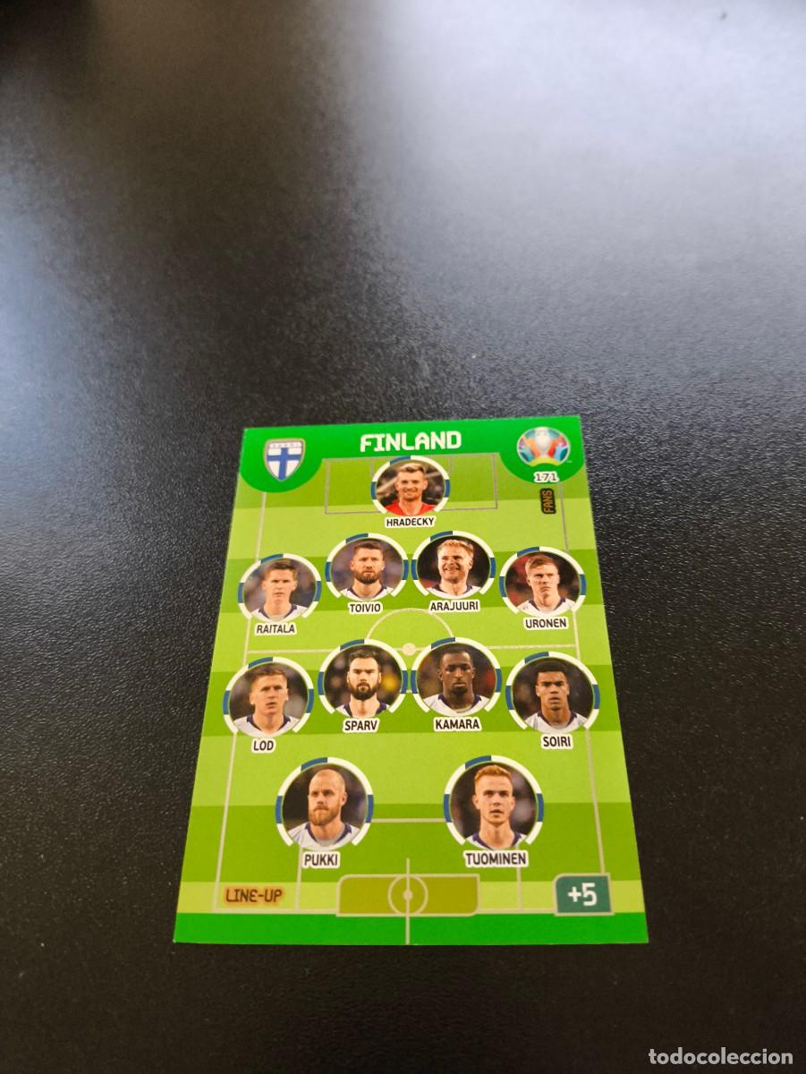 Cromos de F&uacute;tbol: 171 Line-Up TEAM EQUIPO FINLANDIA FINLAND PANINI ADRENALYN XL EURO 2020 EUROCOPA NO LIGA ESTE