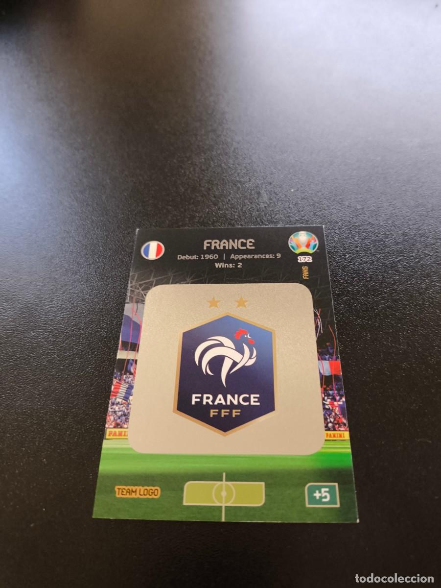 Cromos de F&uacute;tbol: 172 ESCUDO LOGO FRANCIA FRANCE PANINI ADRENALYN XL EURO 2020 EUROCOPA NO LIGA ESTE