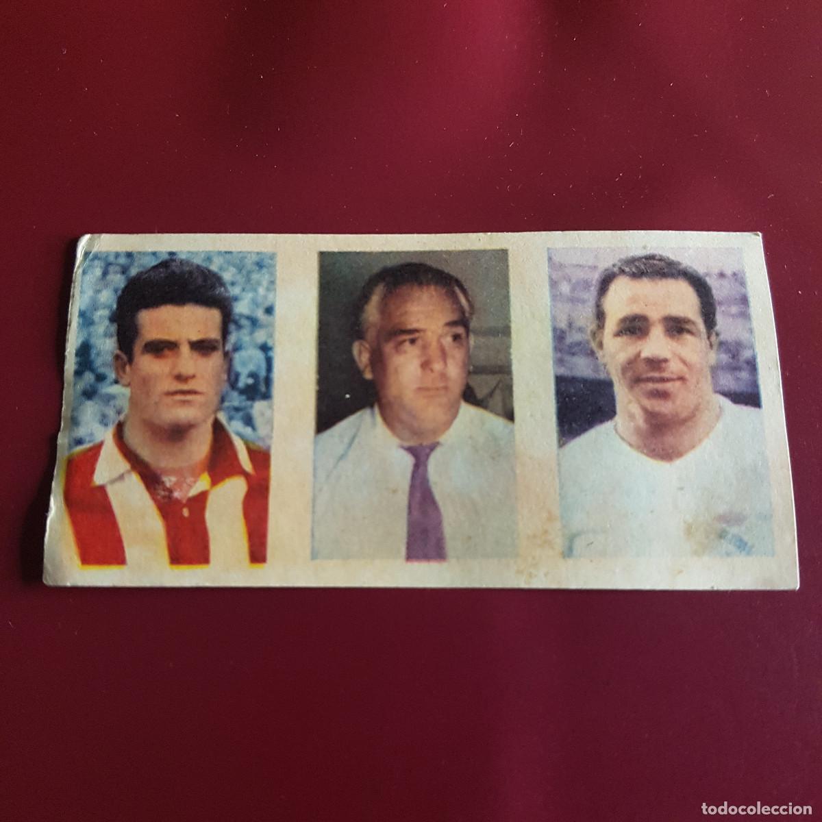 Cromos de F&uacute;tbol: RUIZ ROMERO - 1958 1959 - 58 59 - R MADRID GIJON 25 JOSEITO 261 MUNDO 254 SIMO - NUNCA PEGADO