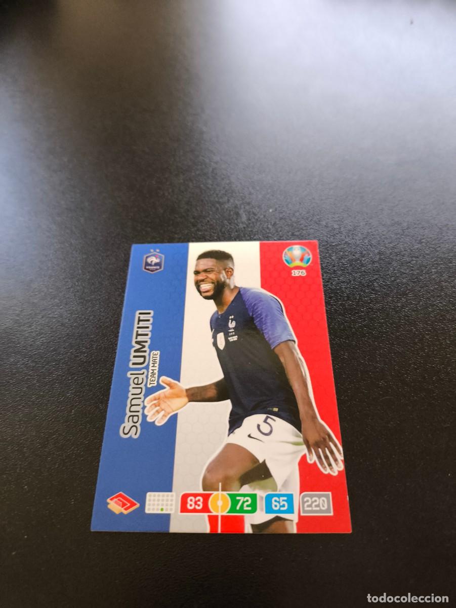 Cromos de F&uacute;tbol: 176 Samuel Umtiti FRANCE FRANCIA PANINI ADRENALYN XL EURO 2020 EUROCOPA NO LIGA ESTE