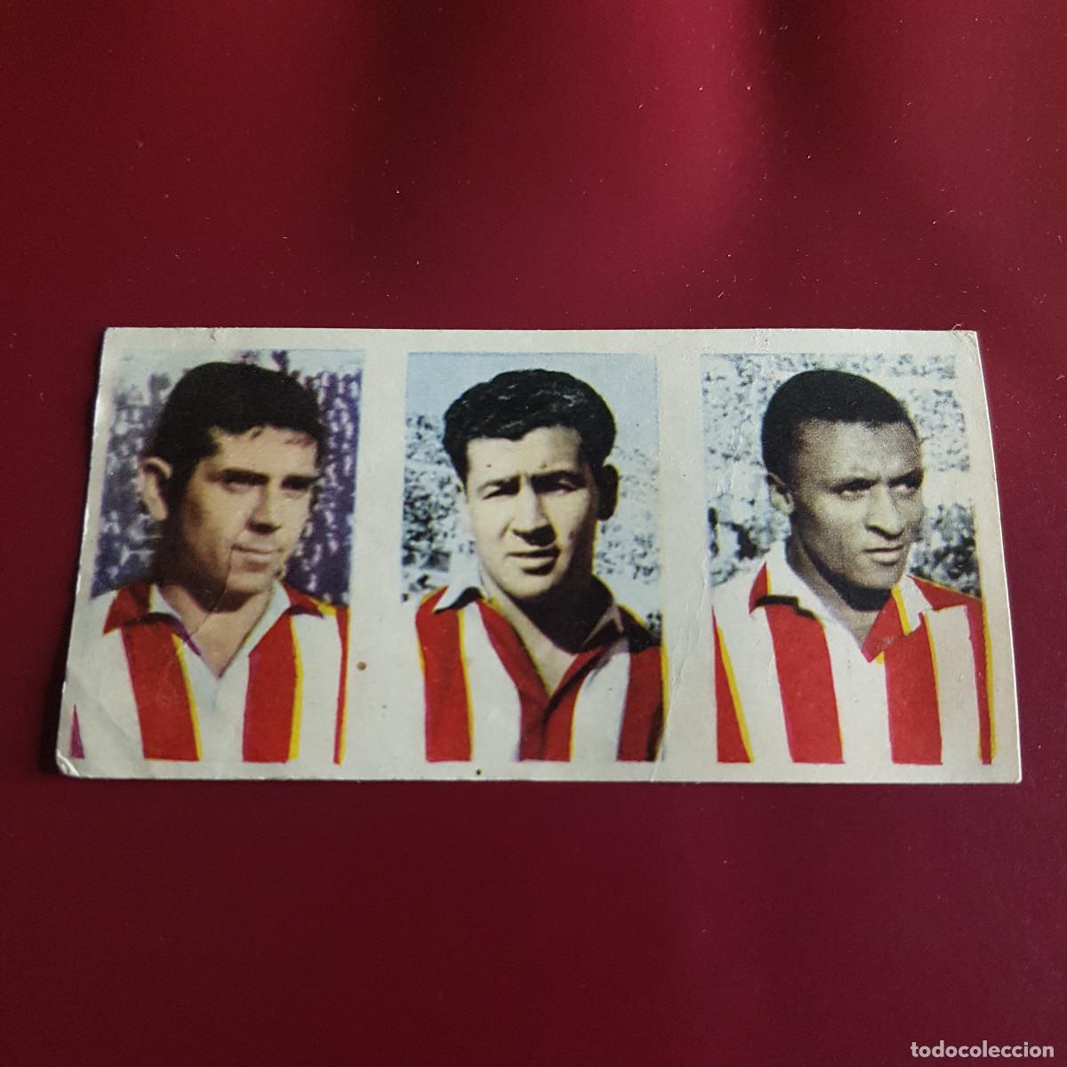 Cromos de F&uacute;tbol: RUIZ ROMERO - 1958 1959 - 58 59 - GRANADA GIJON 271 BARECK 270 BENAVIDEZ 258 EMILIO - NUNCA PEGADO