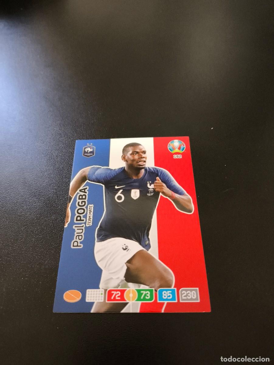 Cromos de F&uacute;tbol: 182 Paul Pogba FRANCE FRANCIA PANINI ADRENALYN XL EURO 2020 EUROCOPA NO LIGA ESTE