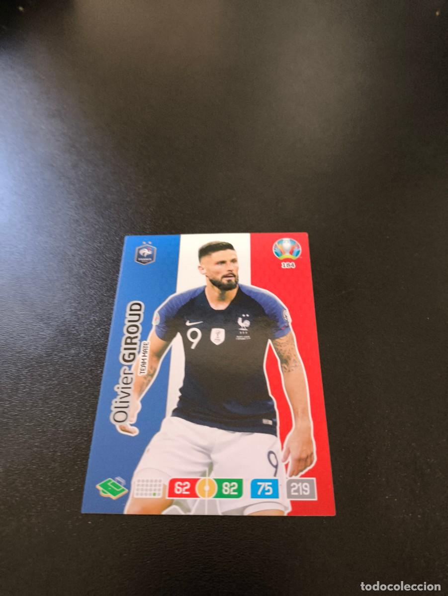 Cromos de F&uacute;tbol: 184 Olivier Giroud FRANCE FRANCIA PANINI ADRENALYN XL EURO 2020 EUROCOPA NO LIGA ESTE