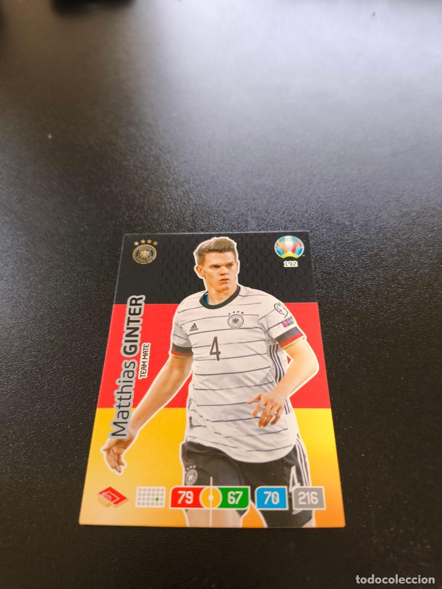 Cartes &agrave; collectionner de Football: 192 Matthias Ginter ALEMANIA GERMANY PANINI ADRENALYN XL EURO 2020 EUROCOPA NO LIGA ESTE