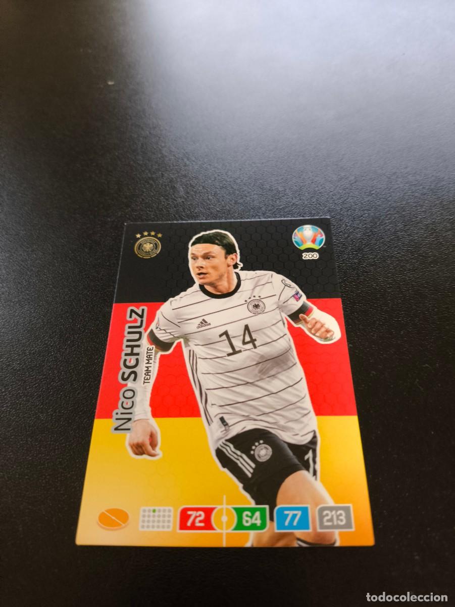 Cromos de F&uacute;tbol: 200 Nico Schulz ALEMANIA GERMANY PANINI ADRENALYN XL EURO 2020 EUROCOPA NO LIGA ESTE
