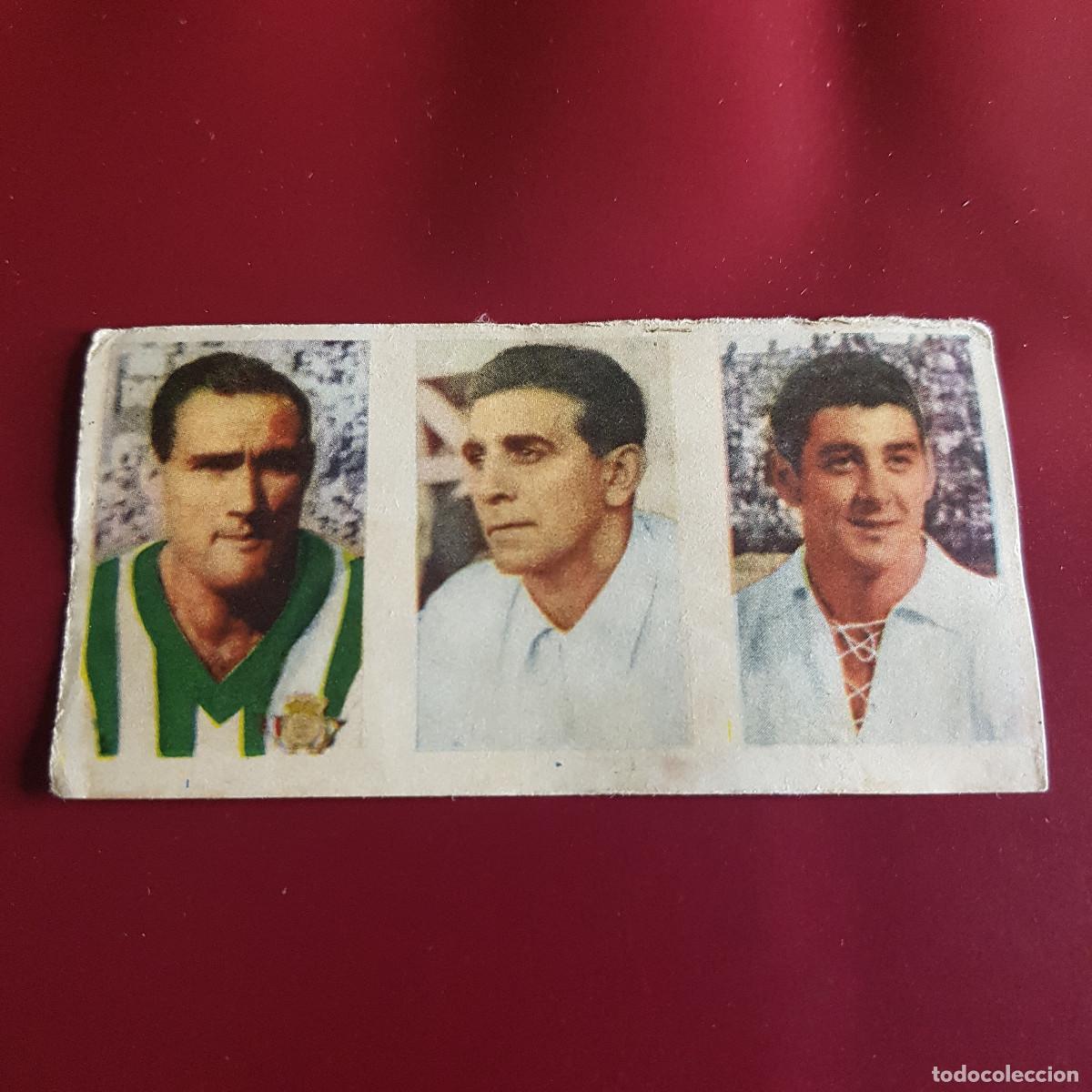 Cromos de F&uacute;tbol: RUIZ ROMERO - 1958 1959 - 58 59 - ZARAGOZA BETIS 302 REVUELTA 345 BARRIOS 340 RIOS - NUNCA PEGADO