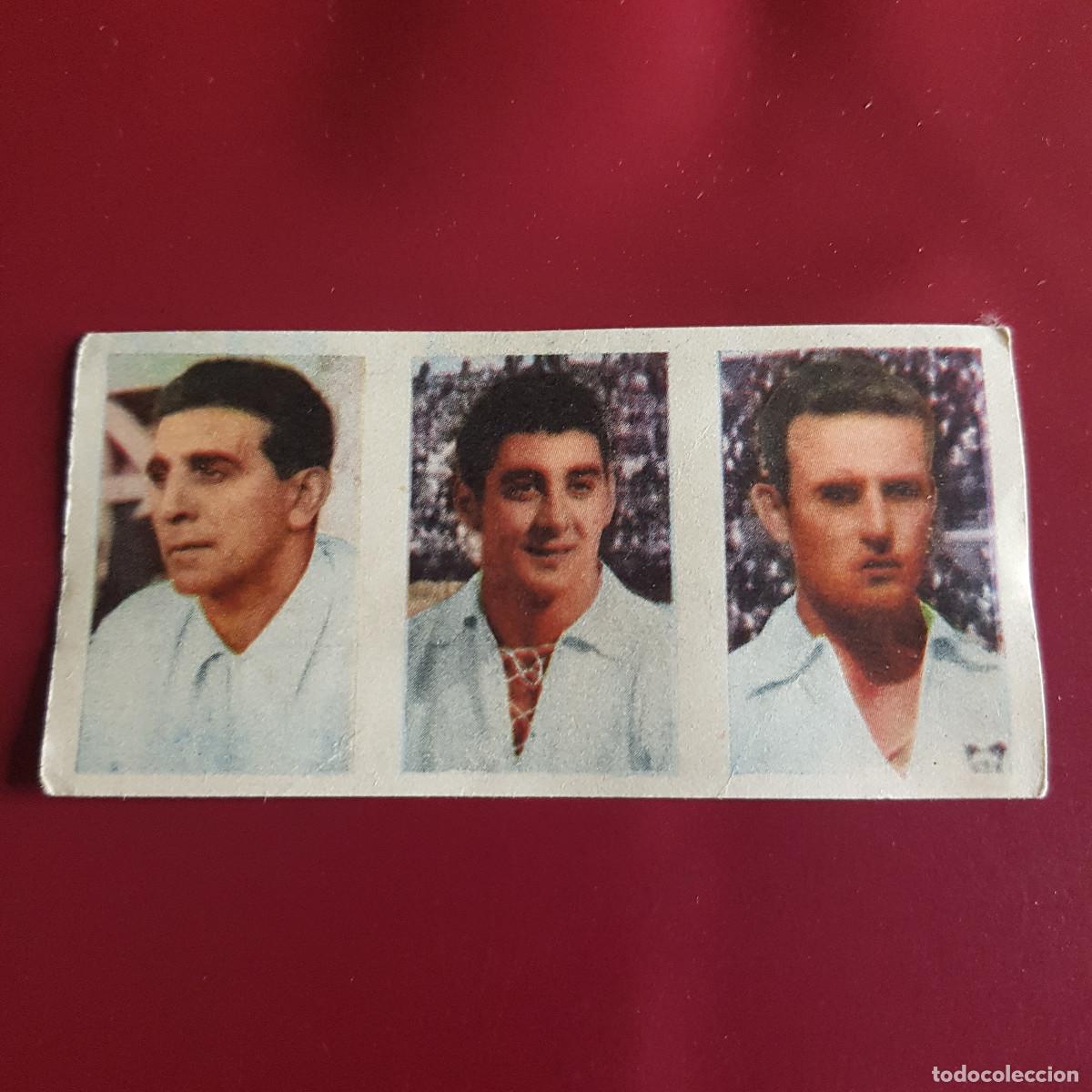 Cromos de F&uacute;tbol: RUIZ ROMERO - 1958 1959 - 58 59 - ZARAGOZA BETIS 214 RENART 302 REVUELTA 345 BARRIOS - NUNCA PEGADO