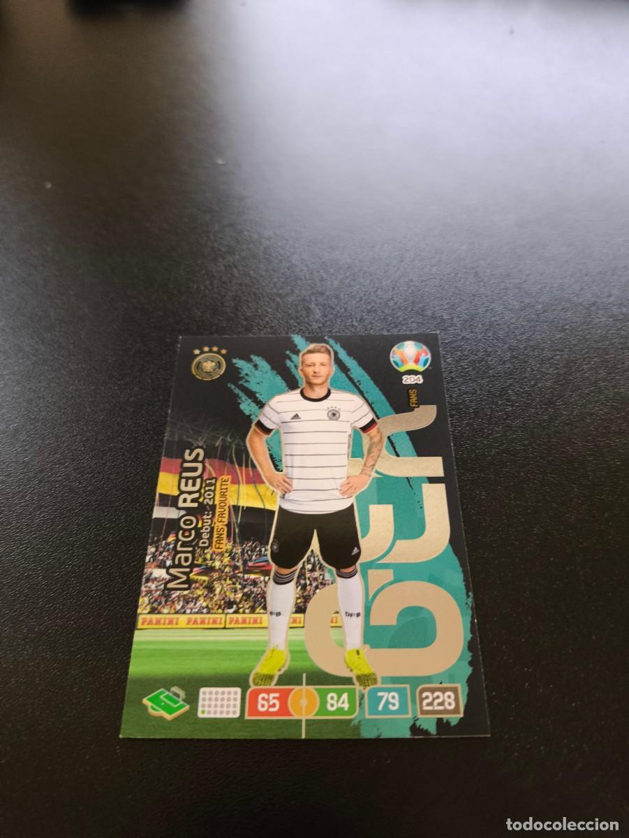 Cromos de F&uacute;tbol: 204 Marco Reus FAN'S FAVOURITE ALEMANIA GERMANY PANINI ADRENALYN XL EURO 2020 EUROCOPA NO LIGA ESTE