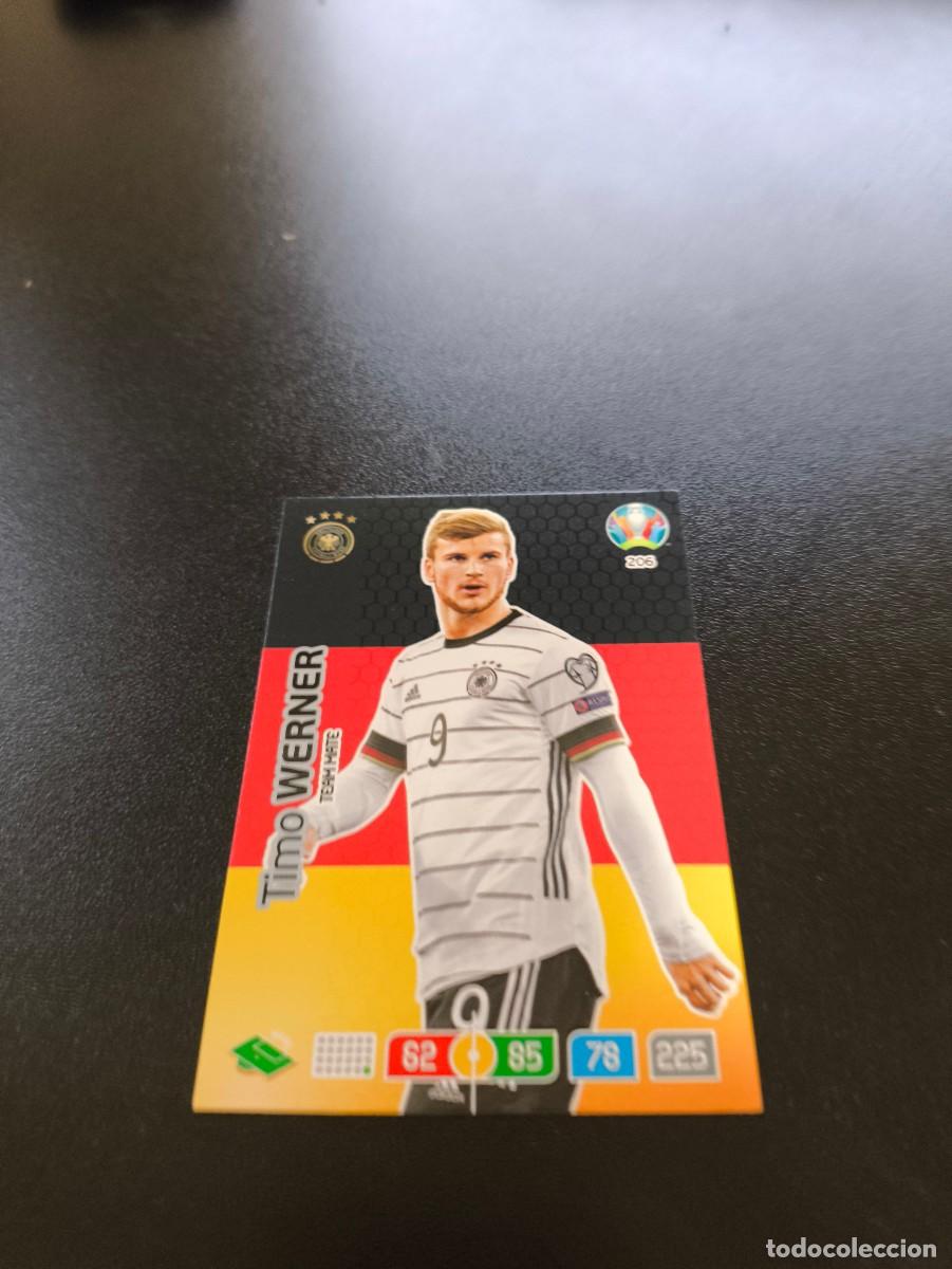 Cromos de F&uacute;tbol: 206 Timo Werner ALEMANIA GERMANY PANINI ADRENALYN XL EURO 2020 EUROCOPA NO LIGA ESTE