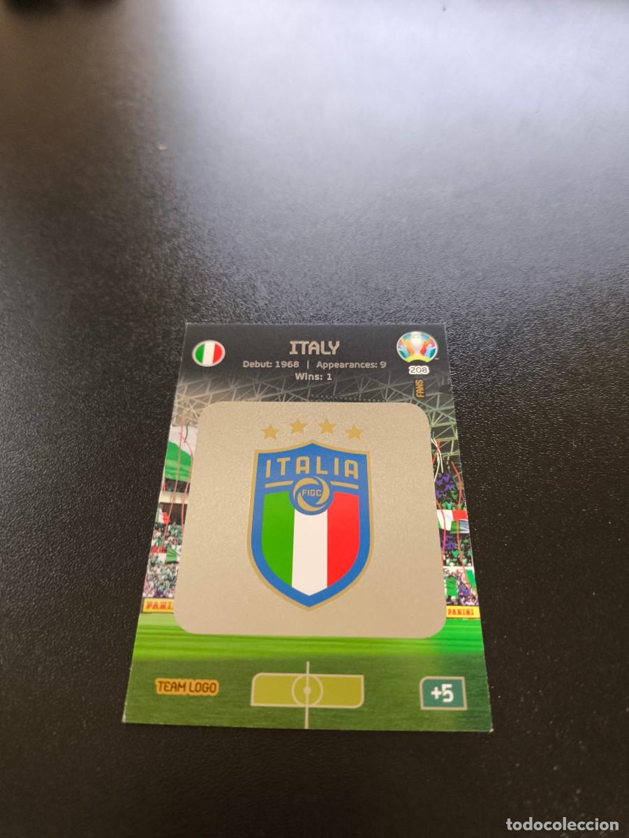 Cromos de F&uacute;tbol: 208 ESCUDO LOGO ITALIA ITALY PANINI ADRENALYN XL EURO 2020 EUROCOPA NO LIGA ESTE