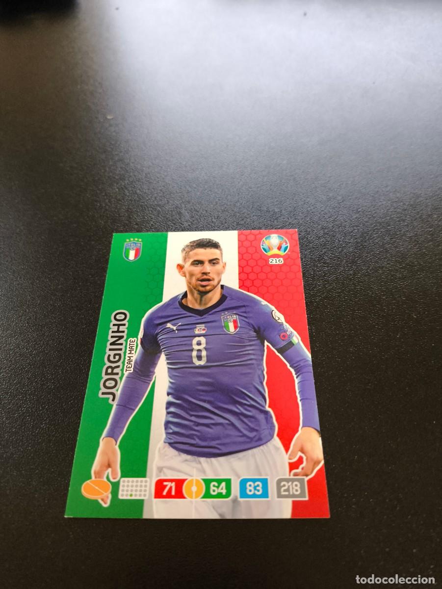 Cromos de F&uacute;tbol: 216 Jorginho ITALIA ITALY PANINI ADRENALYN XL EURO 2020 EUROCOPA NO LIGA ESTE