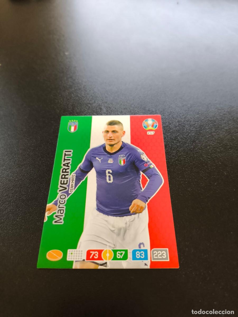 Cromos de F&uacute;tbol: 217 Marco Verratti ITALIA ITALY PANINI ADRENALYN XL EURO 2020 EUROCOPA NO LIGA ESTE