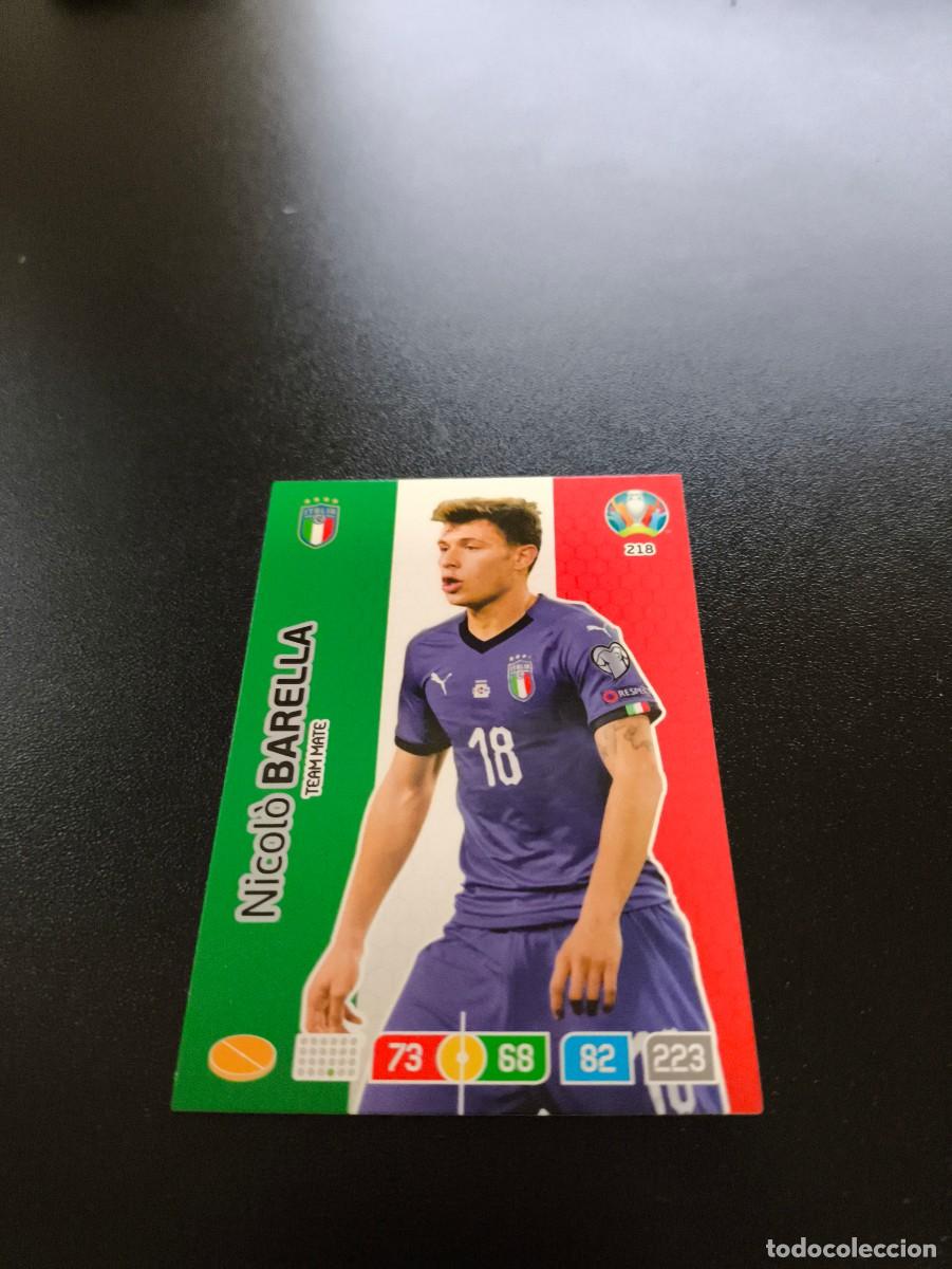 Cromos de F&uacute;tbol: 218 Nicol&ograve; Barella ITALIA ITALY PANINI ADRENALYN XL EURO 2020 EUROCOPA NO LIGA ESTE