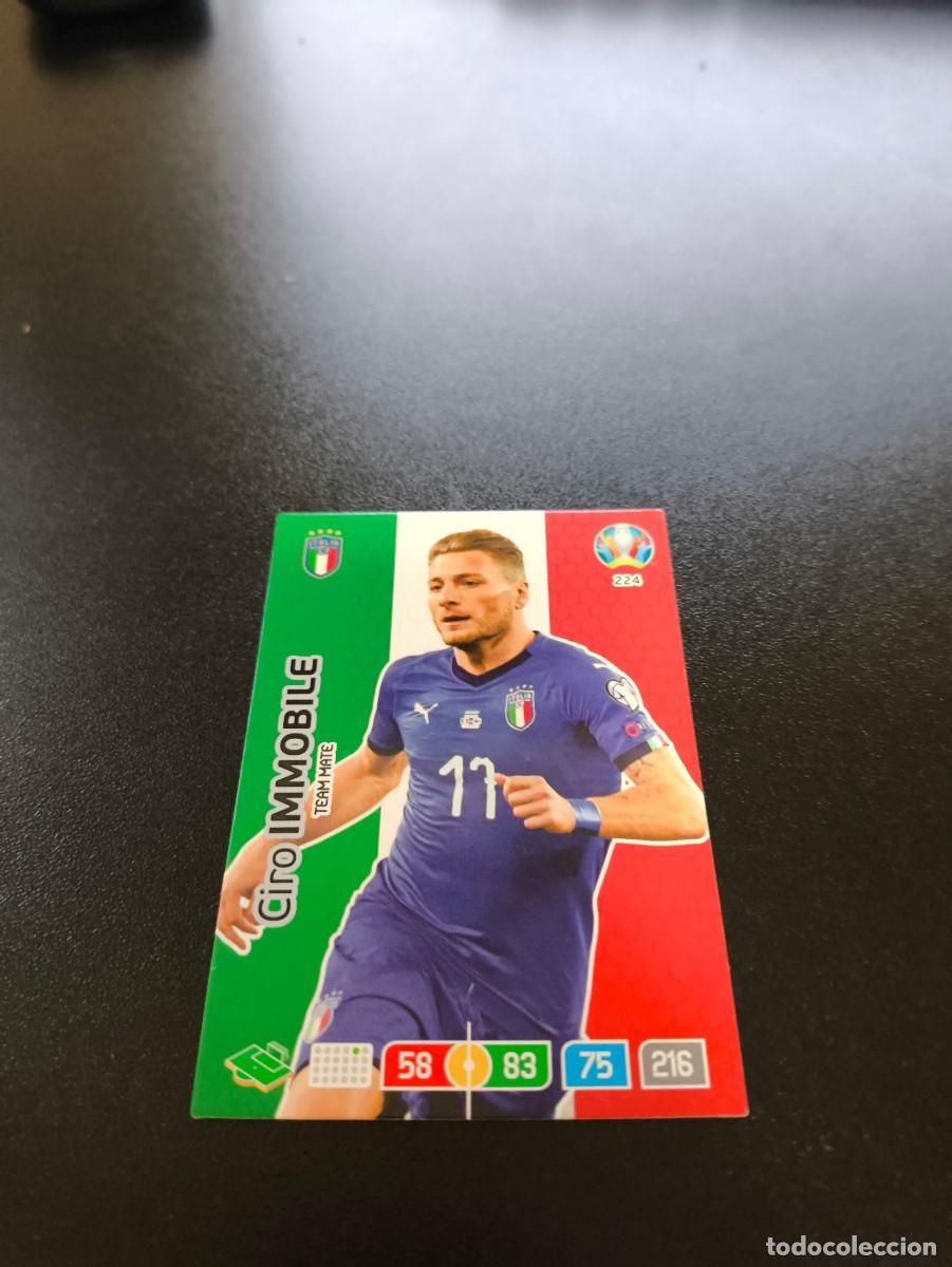 Cromos de F&uacute;tbol: 224 Ciro Immobile ITALIA ITALY PANINI ADRENALYN XL EURO 2020 EUROCOPA NO LIGA ESTE