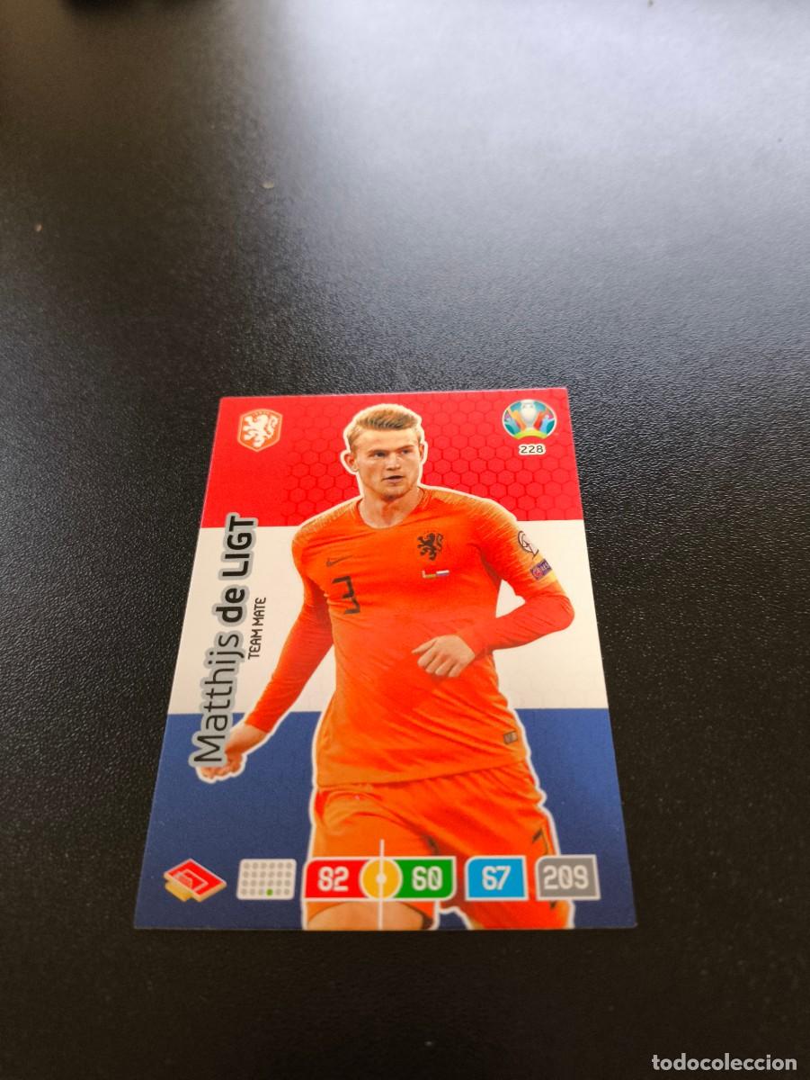 Cromos de F&uacute;tbol: 228 Matthijs de Ligt HOLANDA NETHERLANDS PANINI ADRENALYN XL EURO 2020 EUROCOPA NO LIGA ESTE