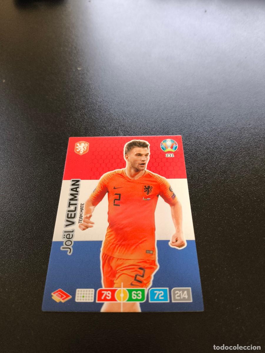 Cromos de F&uacute;tbol: 231 Jo&euml;l Veltman HOLANDA NETHERLANDS PANINI ADRENALYN XL EURO 2020 EUROCOPA NO LIGA ESTE