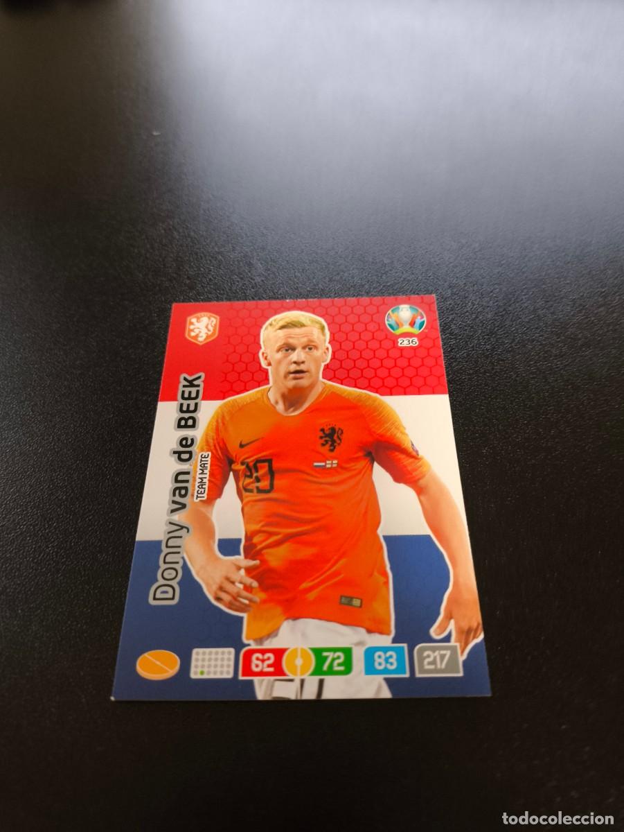 Cromos de F&uacute;tbol: 236 Donny van de Beek HOLANDA NETHERLANDS PANINI ADRENALYN XL EURO 2020 EUROCOPA NO LIGA ESTE