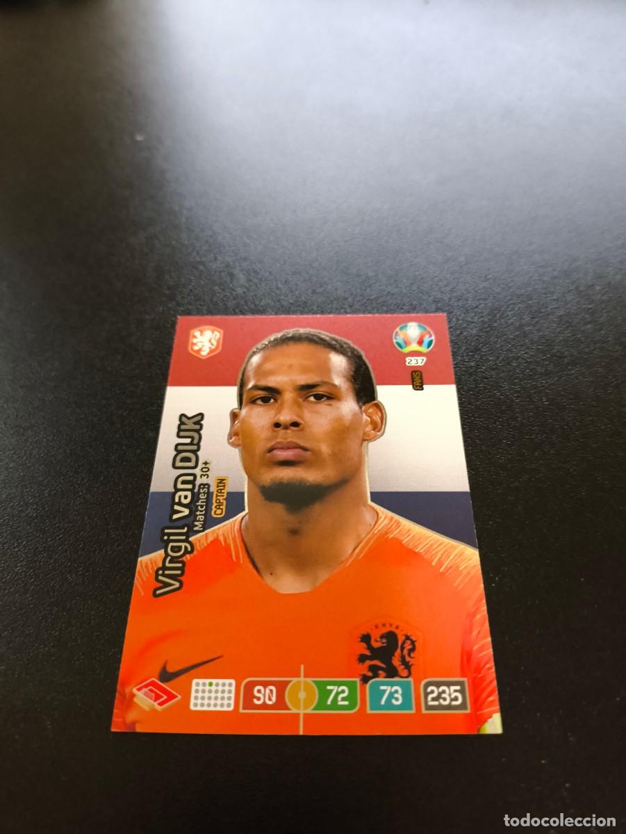 Cromos de F&uacute;tbol: 237 Virgil van Dijk CAPTAIN HOLANDA NETHERLANDS PANINI ADRENALYN XL EURO 2020 EUROCOPA NO LIGA ESTE
