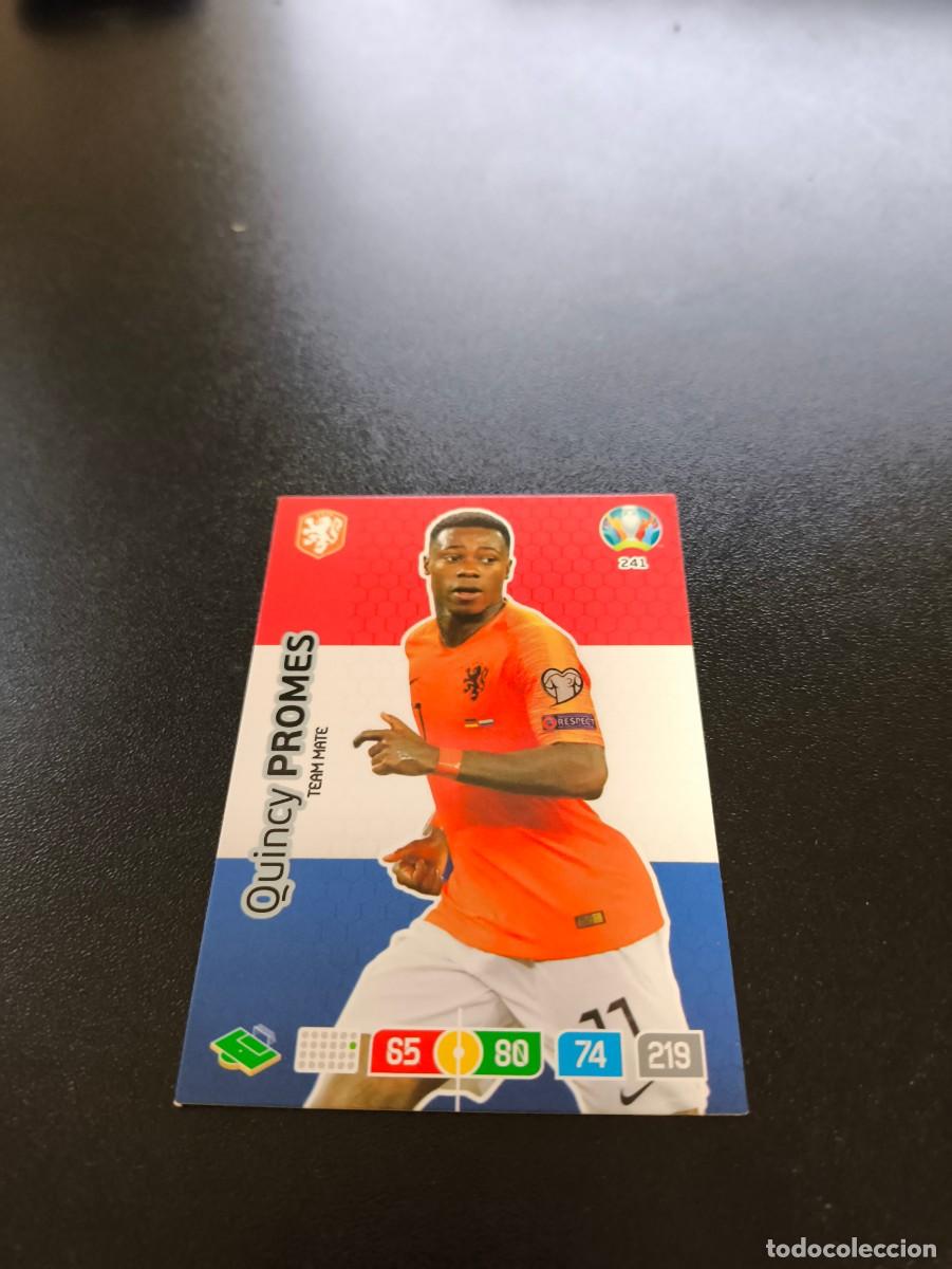 Cromos de F&uacute;tbol: 241 Quincy Promes HOLANDA NETHERLANDS PANINI ADRENALYN XL EURO 2020 EUROCOPA NO LIGA ESTE