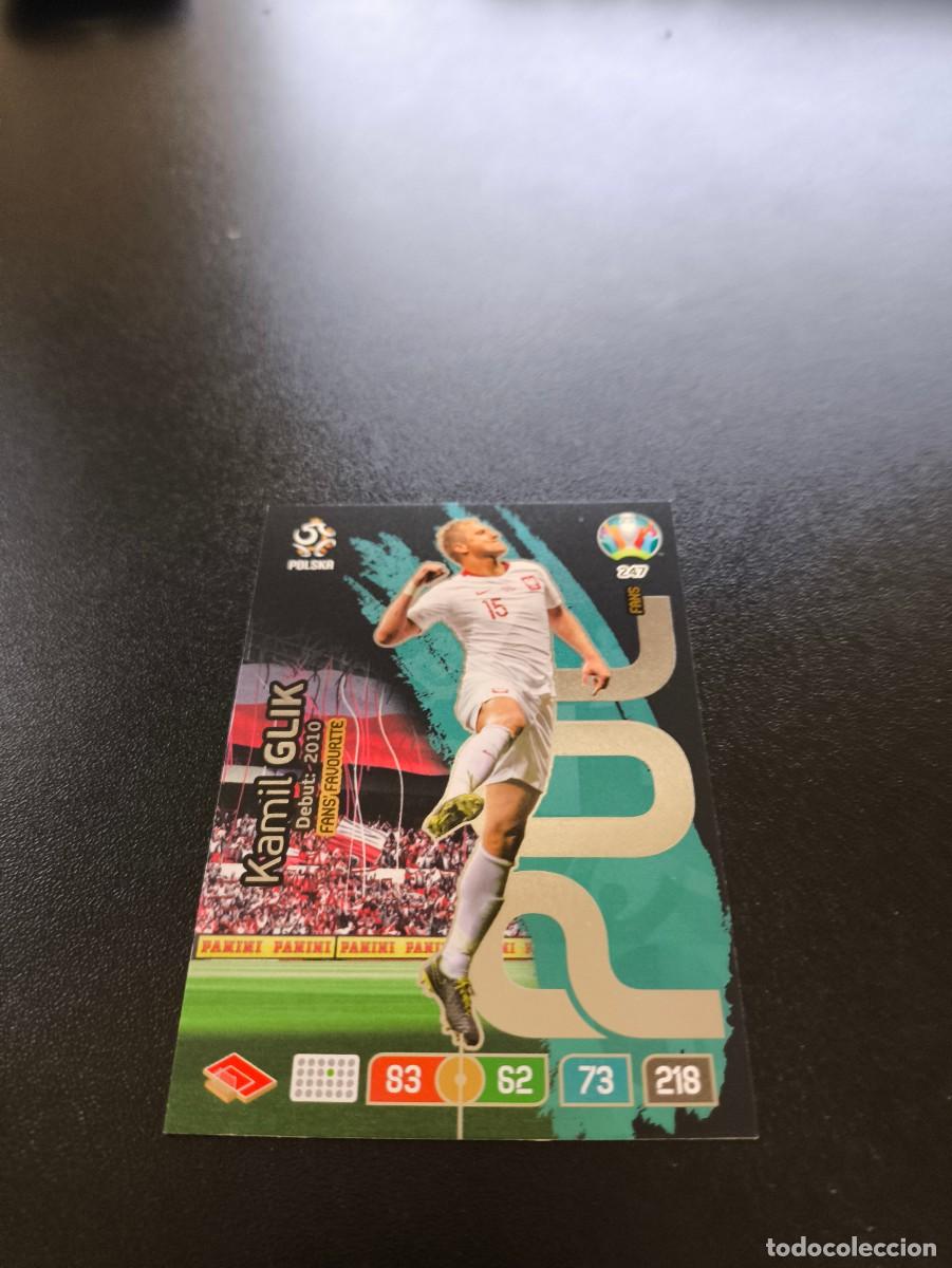Cromos de F&uacute;tbol: 247 Kamil Glik FAN'S FAVOURITE POLONIA POLAND PANINI ADRENALYN XL EURO 2020 EUROCOPA NO LIGA ESTE