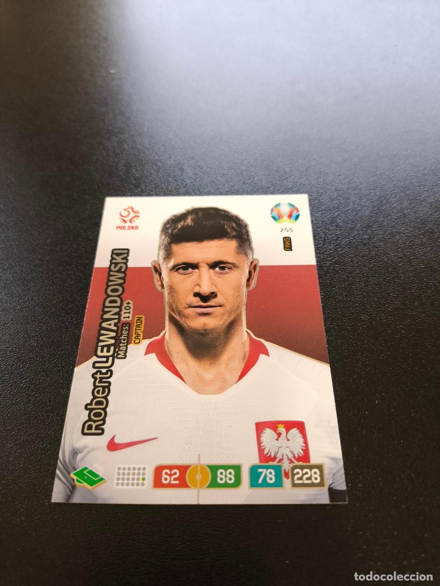 Cromos de F&uacute;tbol: 255 Robert Lewandowski CAPTAIN BARCELONA POLAND PANINI ADRENALYN XL EURO 2020 EUROCOPA NO LIGA ESTE