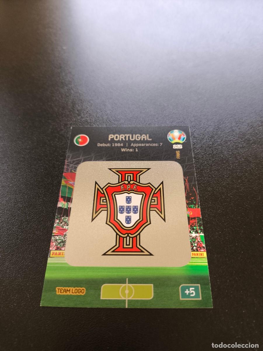 Cromos de F&uacute;tbol: 262 LOGO ESCUDO PORTUGAL PANINI ADRENALYN XL EURO 2020 EUROCOPA NO LIGA ESTE