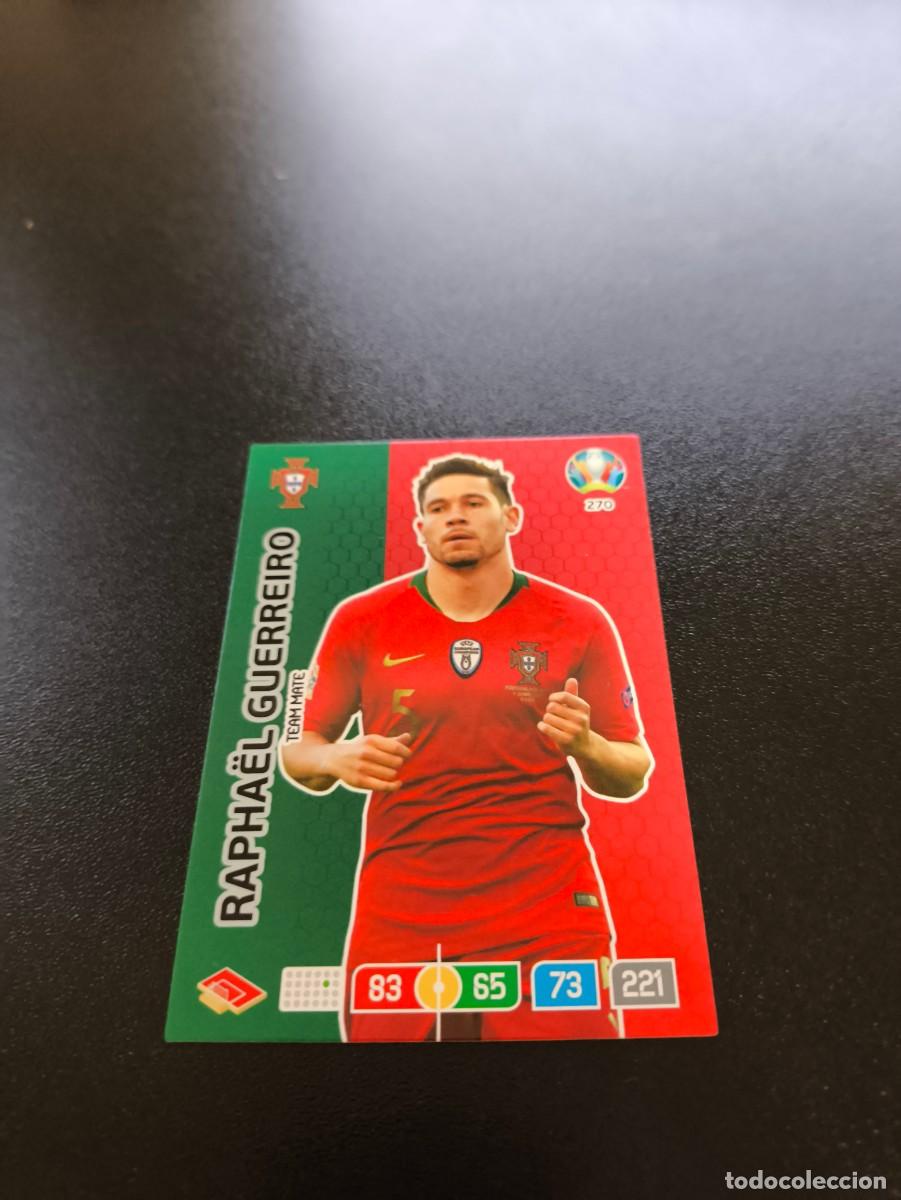 Cromos de F&uacute;tbol: 270 Rapha&euml;l Guerreiro PORTUGAL PANINI ADRENALYN XL EURO 2020 EUROCOPA NO LIGA ESTE