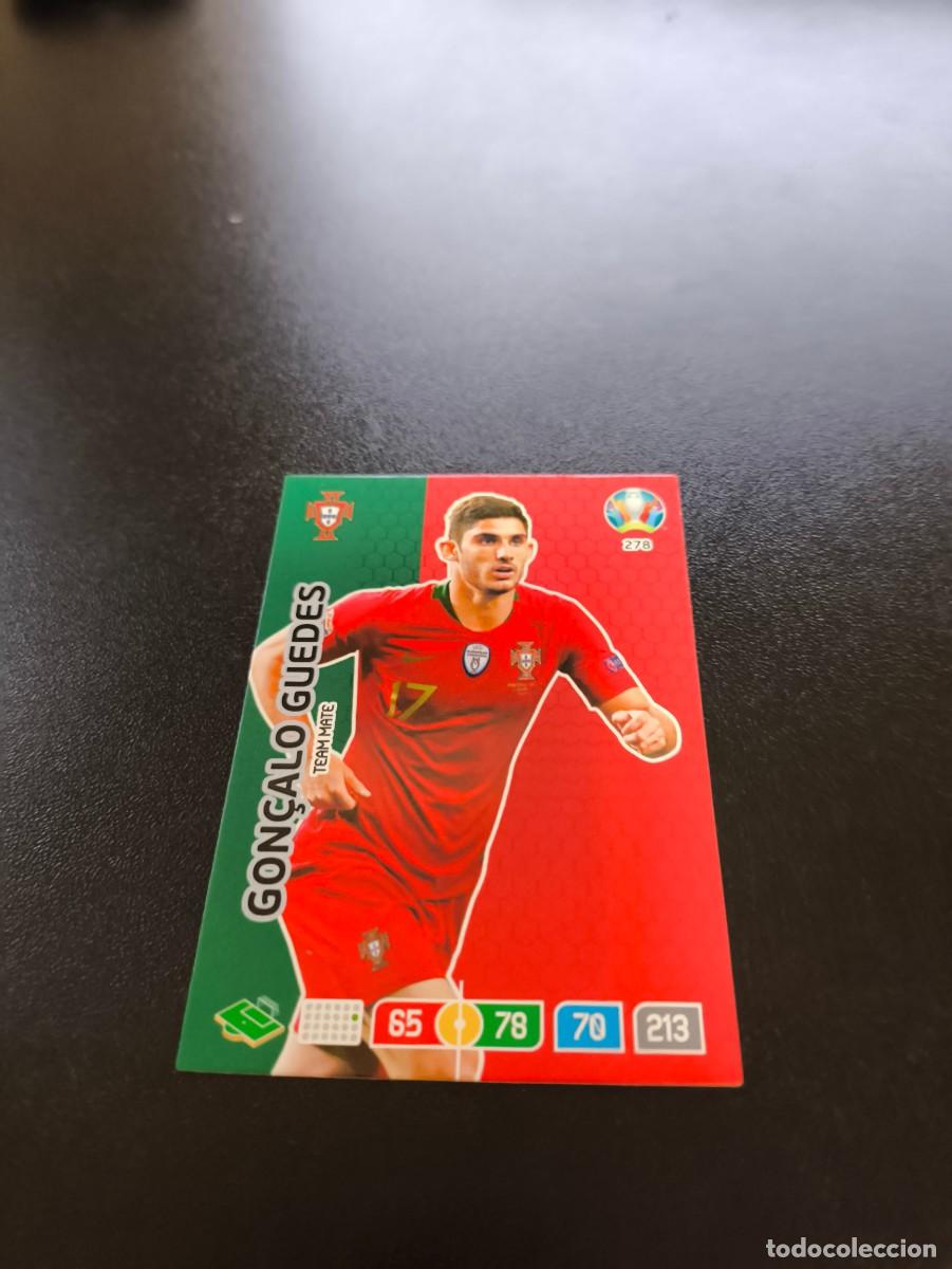 Cromos de F&uacute;tbol: 278 Gon&ccedil;alo Guedes PORTUGAL PANINI ADRENALYN XL EURO 2020 EUROCOPA NO LIGA ESTE