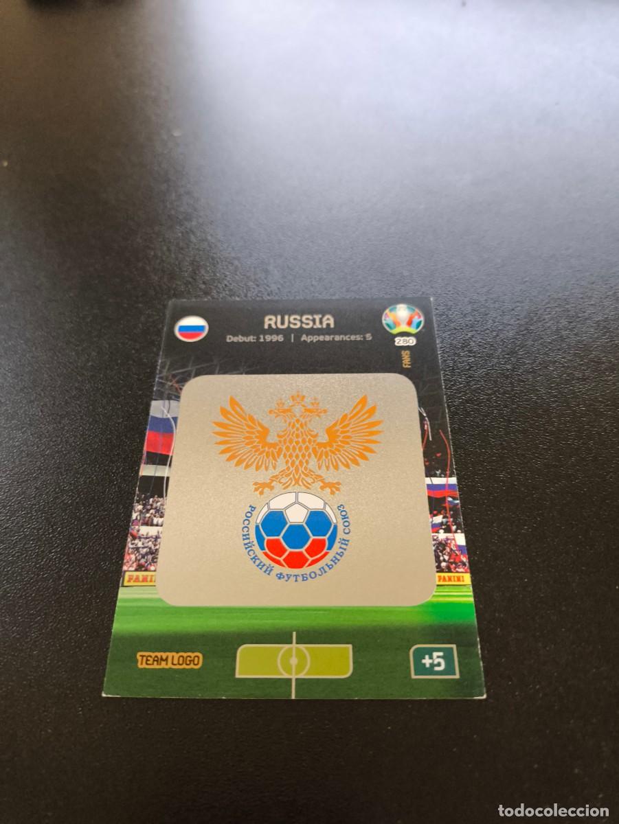 Cromos de F&uacute;tbol: 280 ESCUDO LOGO RUSIA RUSSIA PANINI ADRENALYN XL EURO 2020 EUROCOPA NO LIGA ESTE