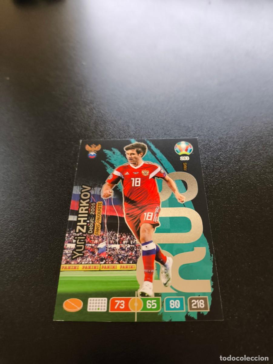 Cromos de F&uacute;tbol: 283 Yuri Zhirkov Fans' Favourite RUSIA RUSSIA PANINI ADRENALYN XL EURO 2020 EUROCOPA NO LIGA ESTE